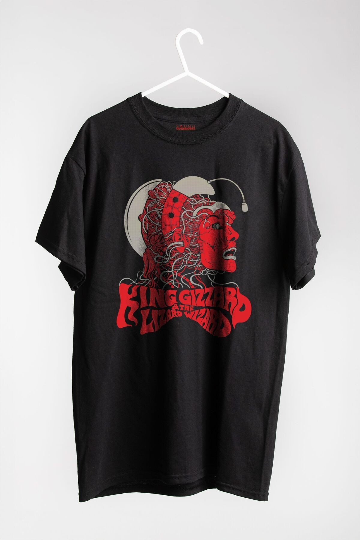 King Gizzard Lizzard Wizard Müzik Baskılı Regular Fit Unisex Siyah T-Shirt %100 Pamuk No:0185