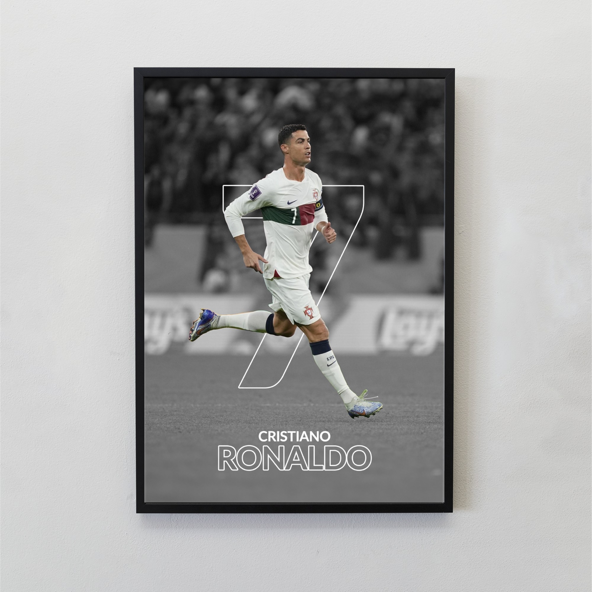 Cristiano Ronaldo Portekiz Tasarımlı Tablo