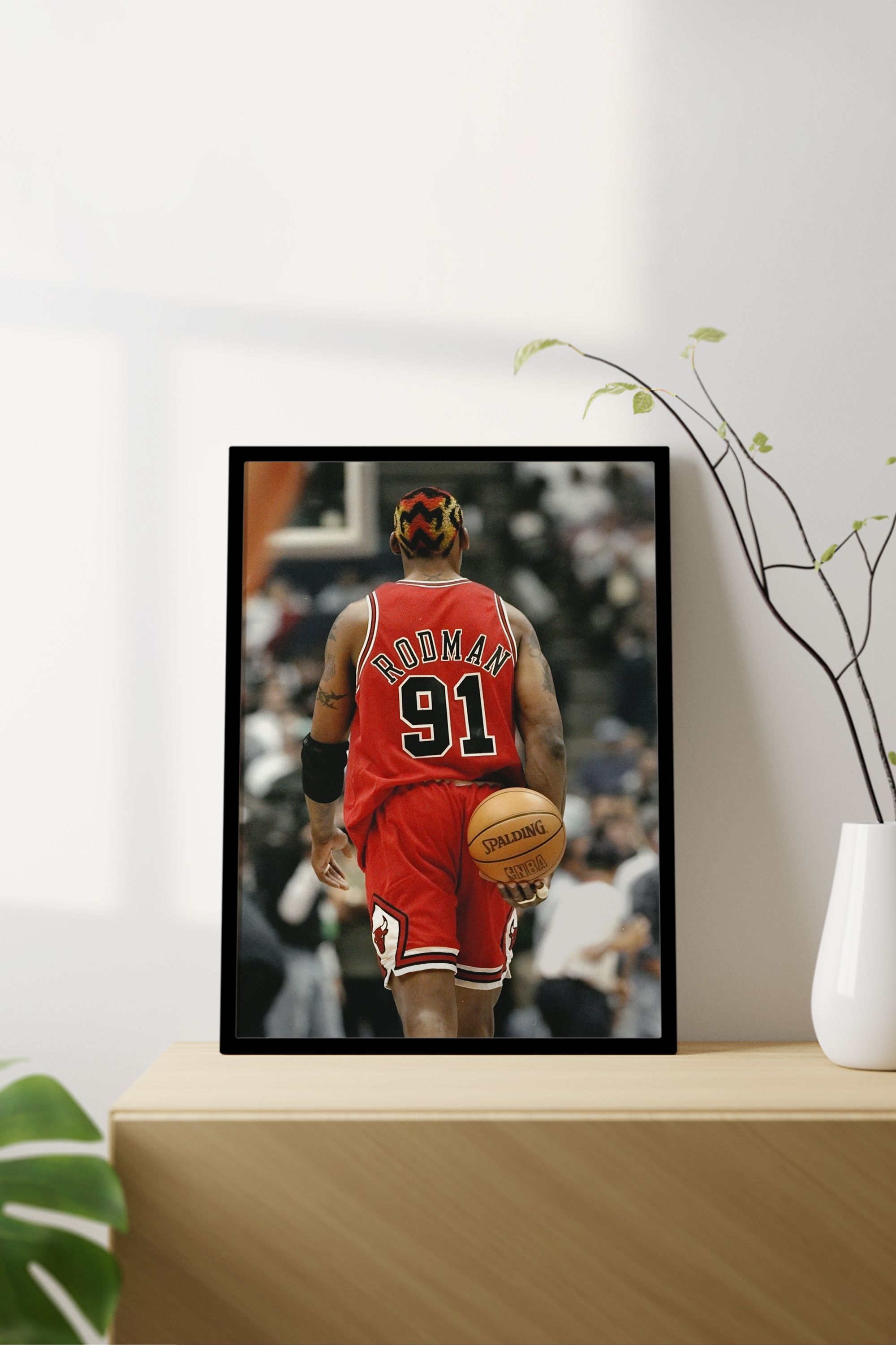 Dennis Rodman Tasarımlı Çerçevesiz Poster | Winner Mentality