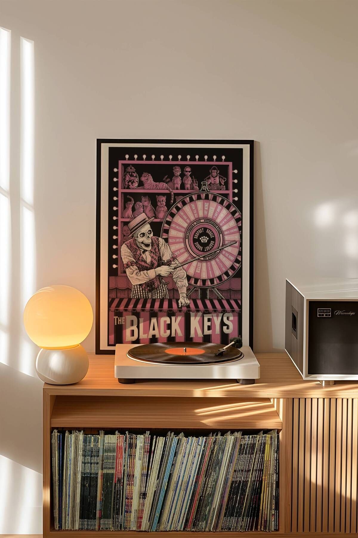 The Black Keys Konser Tasarımlı Retro Çerçevesiz Poster