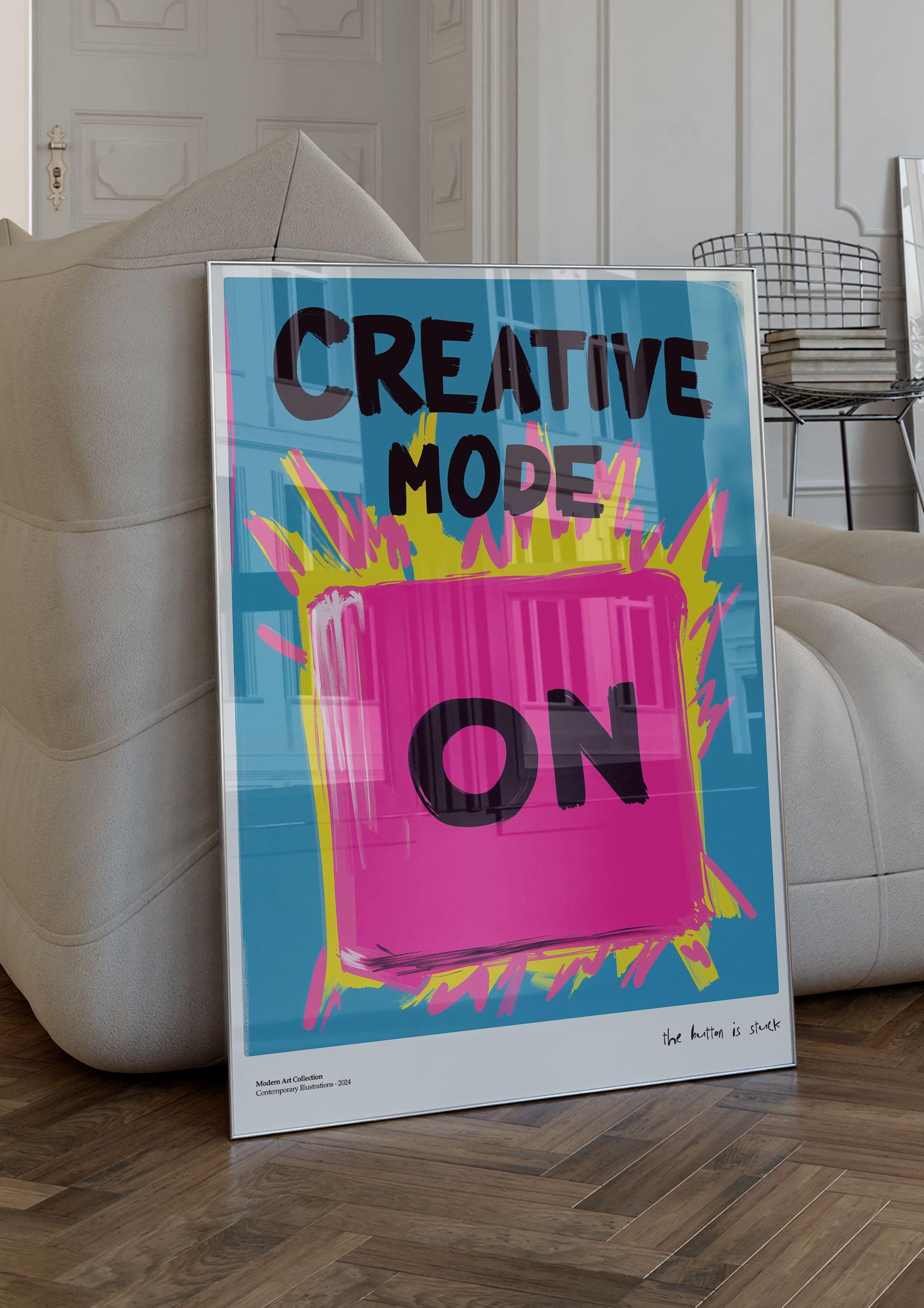 Creative Mode On Çerçevesiz Tasarım Poster Dolce Vita Koleksiyonu