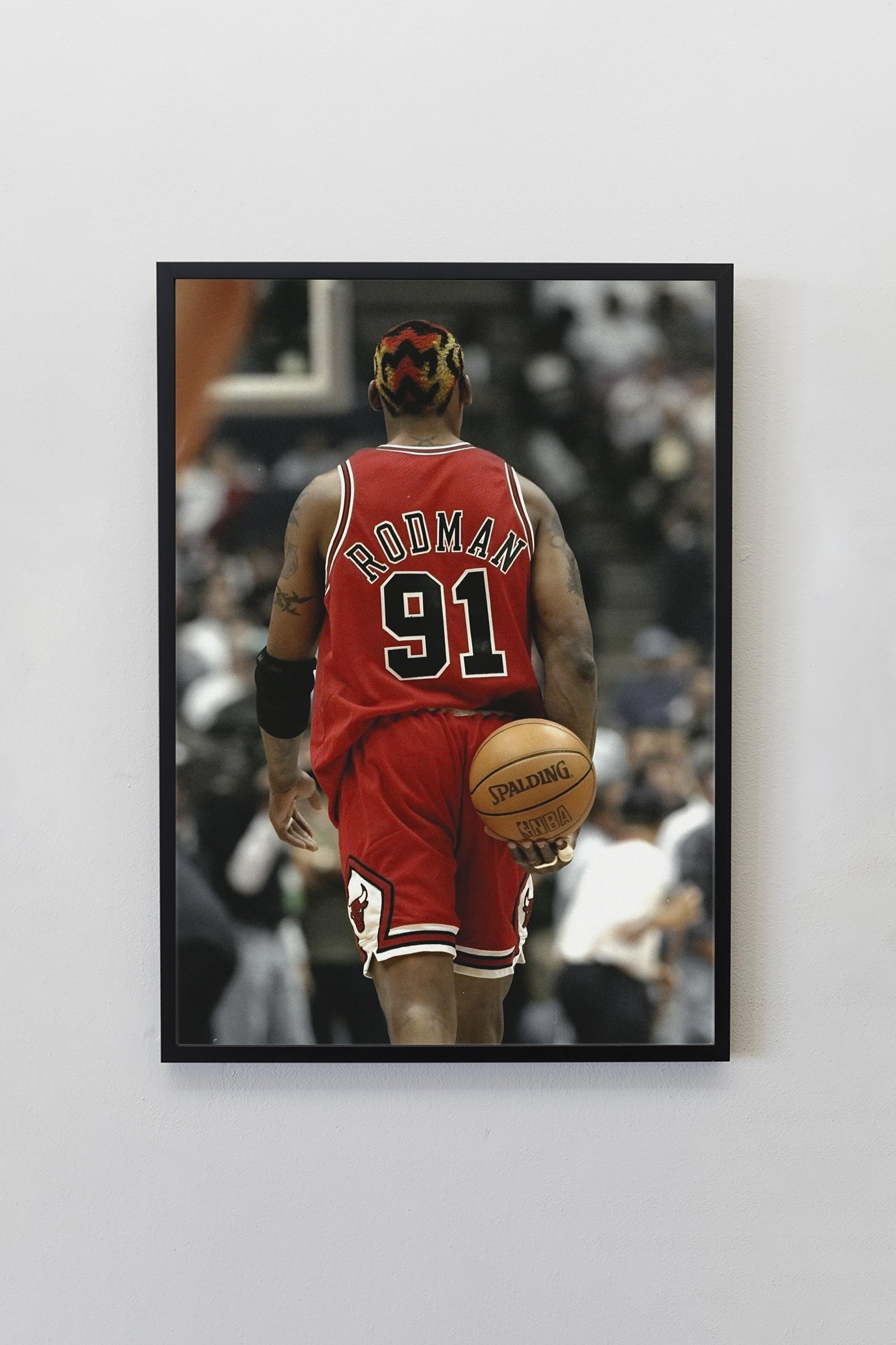 Dennis Rodman Tasarımlı Çerçevesiz Poster | Winner Mentality