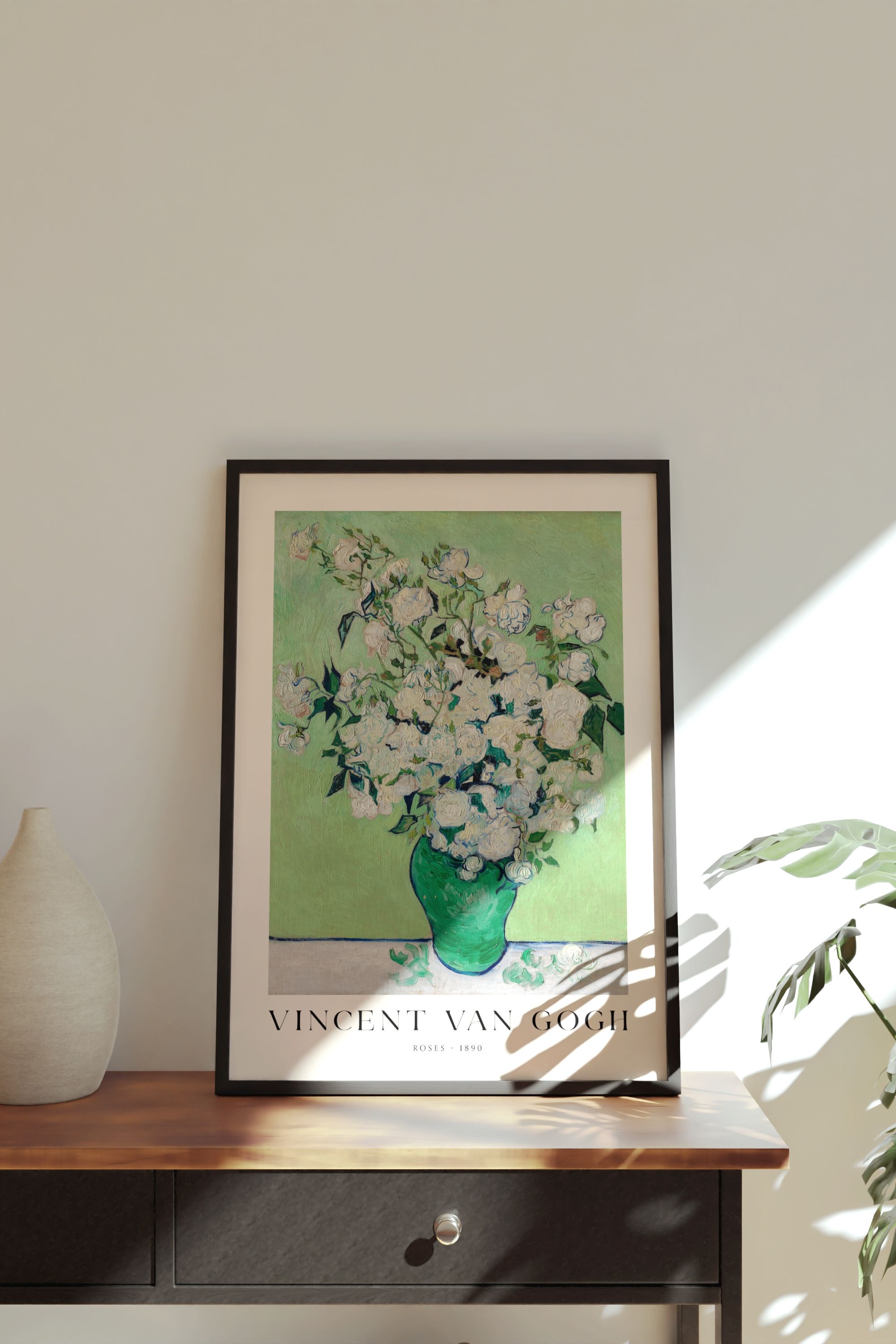 Van Gogh Roses Framed Print Art Collection