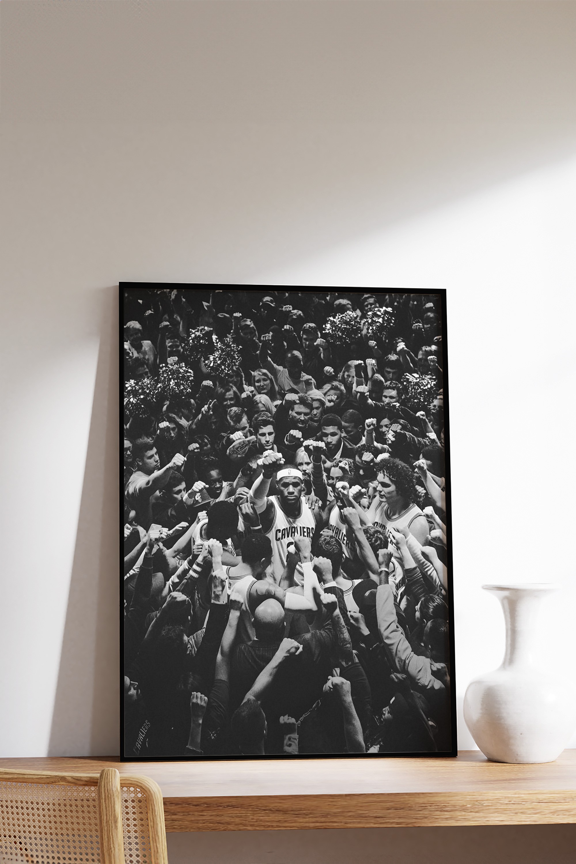 Lebron Tasarımlı Çerçevesiz Poster | Winner Mentality