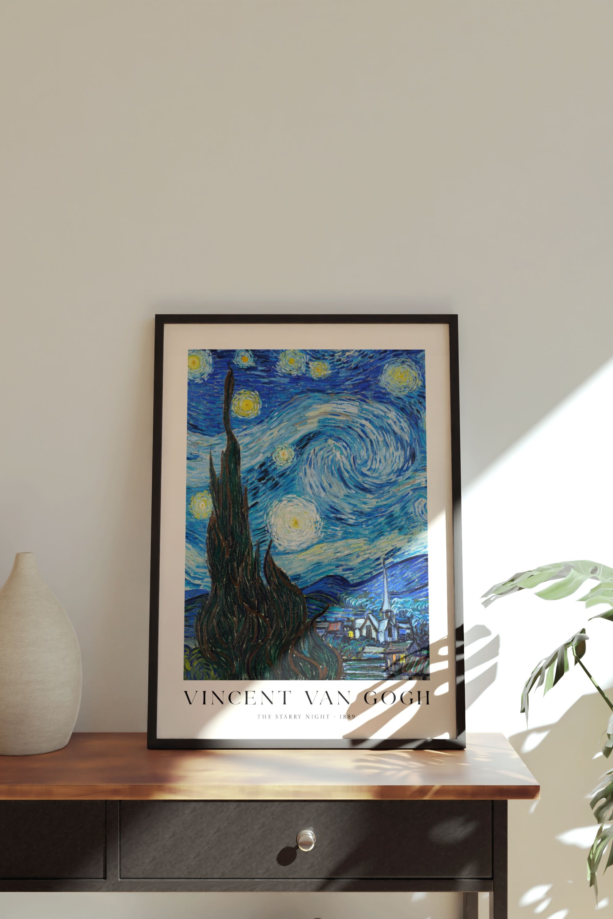 Van Gogh The Starry Night Çerçevesiz Poster