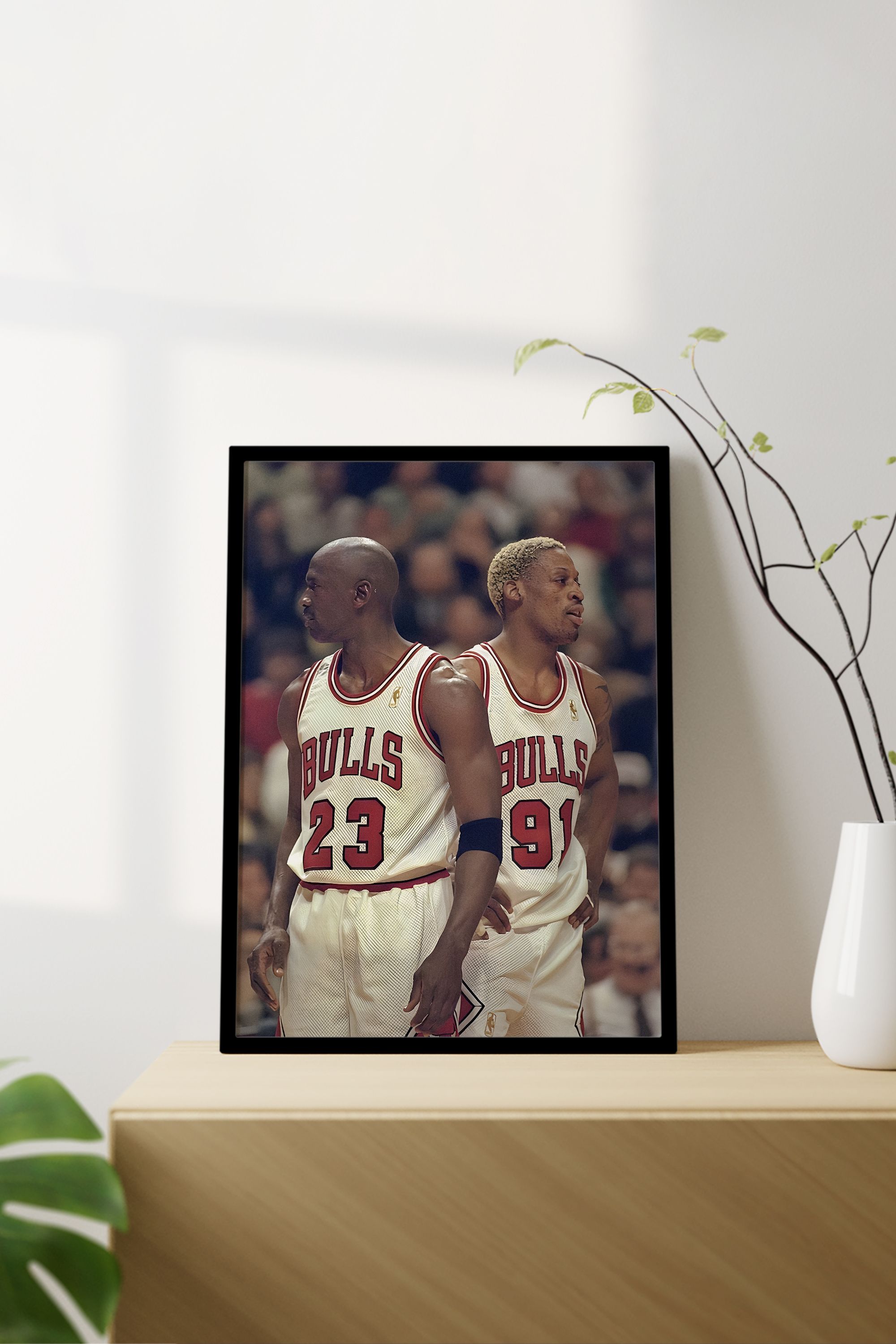 Jordan & Rodman Tasarımlı Çerçevesiz Poster | Winner Mentality