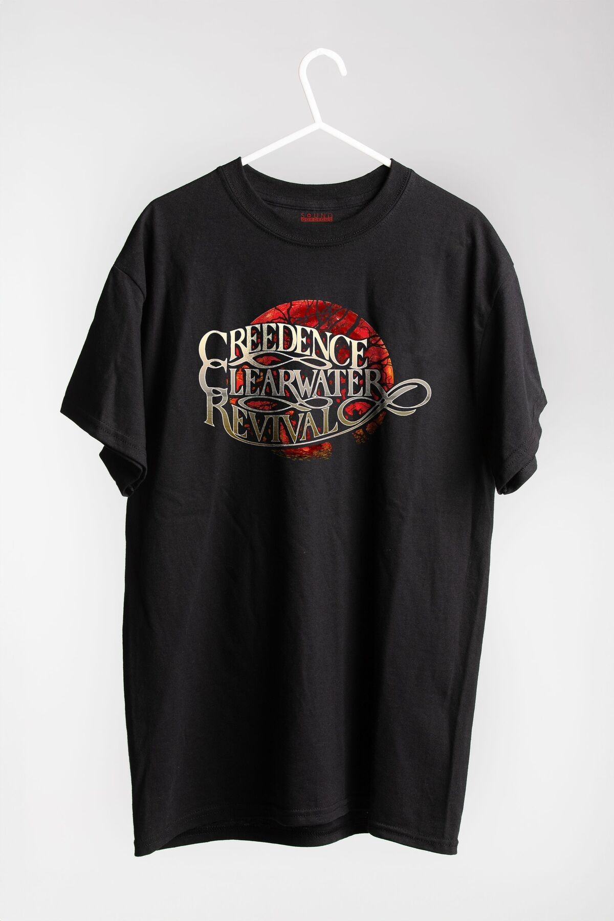 Creedence Clearwater Müzik Baskılı Regular Fit Unisex Siyah T-Shirt %100 Pamuk No:0120