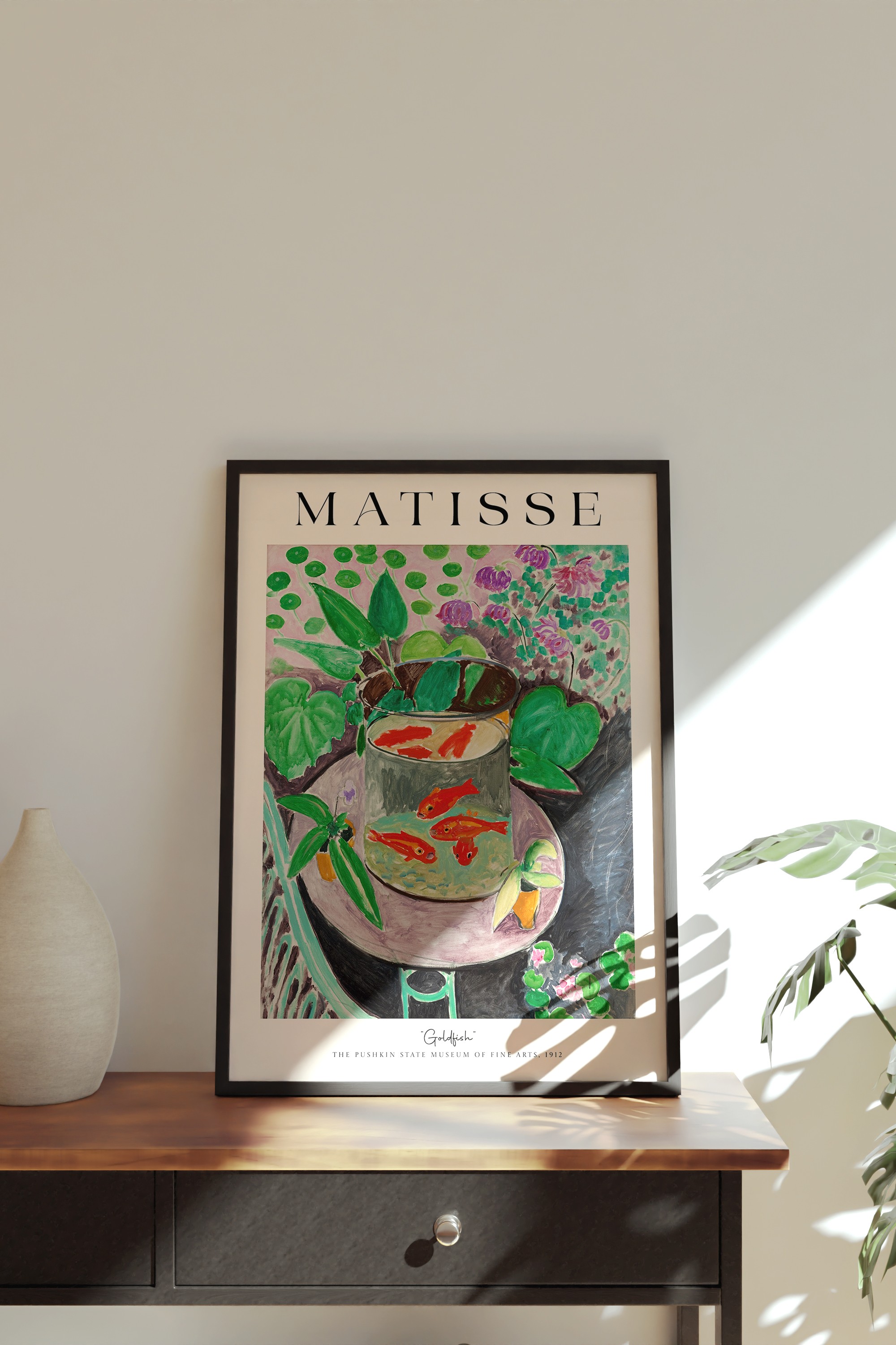 Henri Matisse Goldfish Çerçeveli Tablo