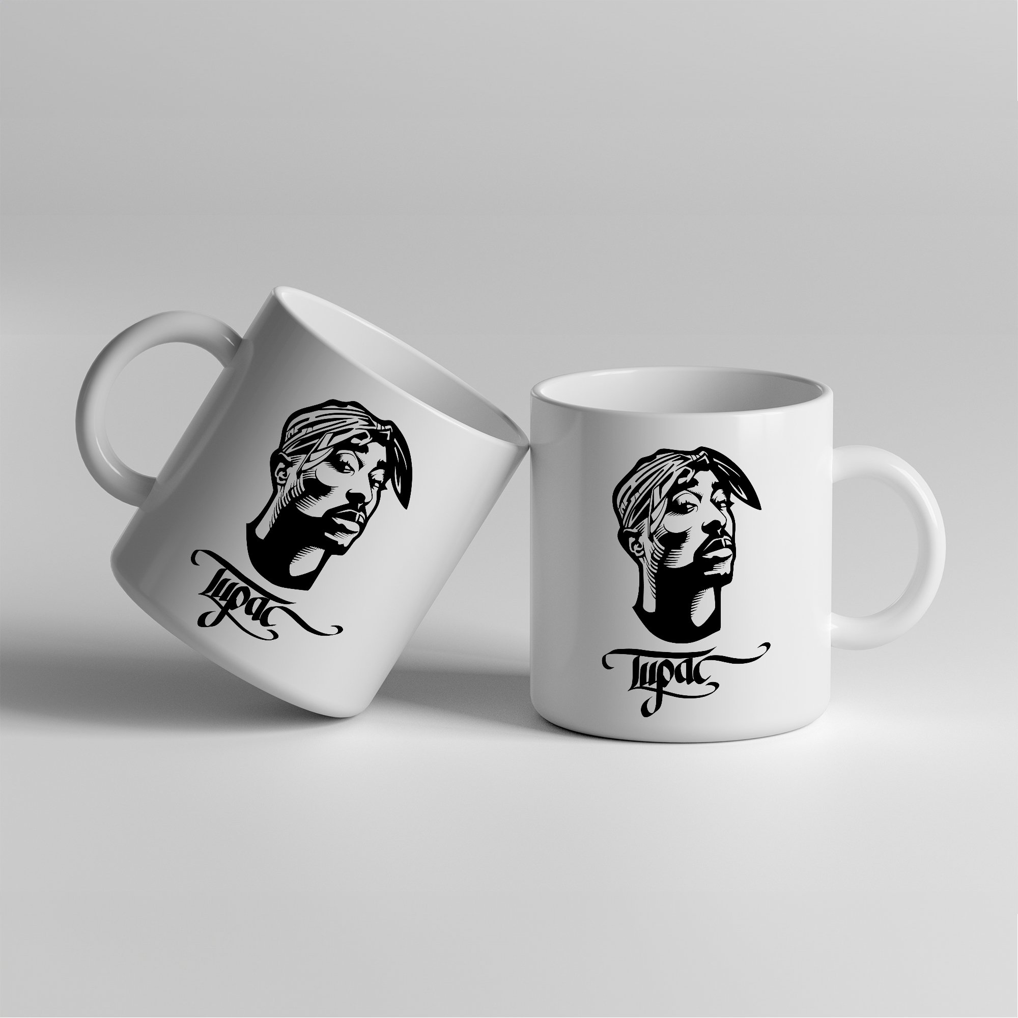 2Pac Shakur 11oz White Mug