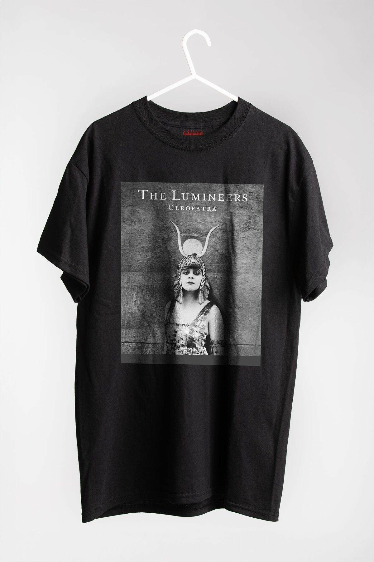 The Lumineers Müzik Baskılı Regular Fit Unisex Siyah T-shirt %100 Pamuk No:0381