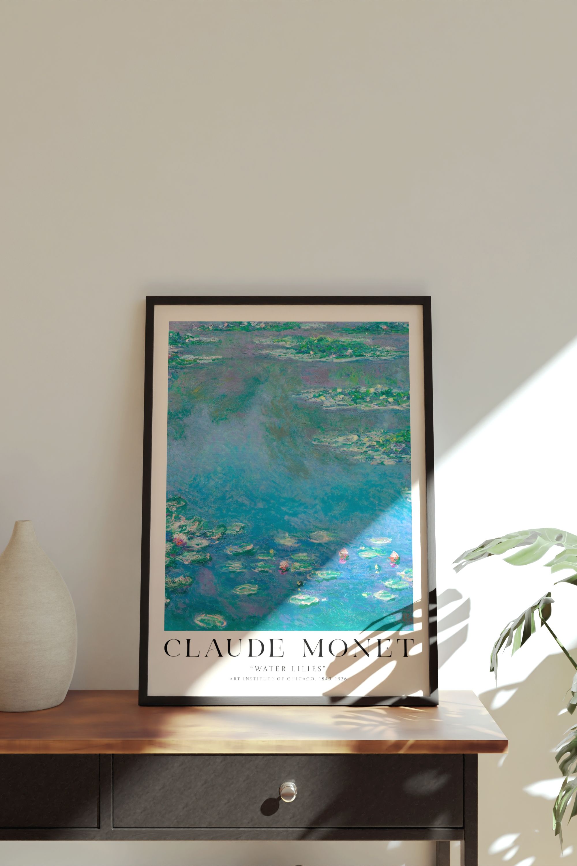 Claude Monet Water Lilies Çerçevesiz Poster