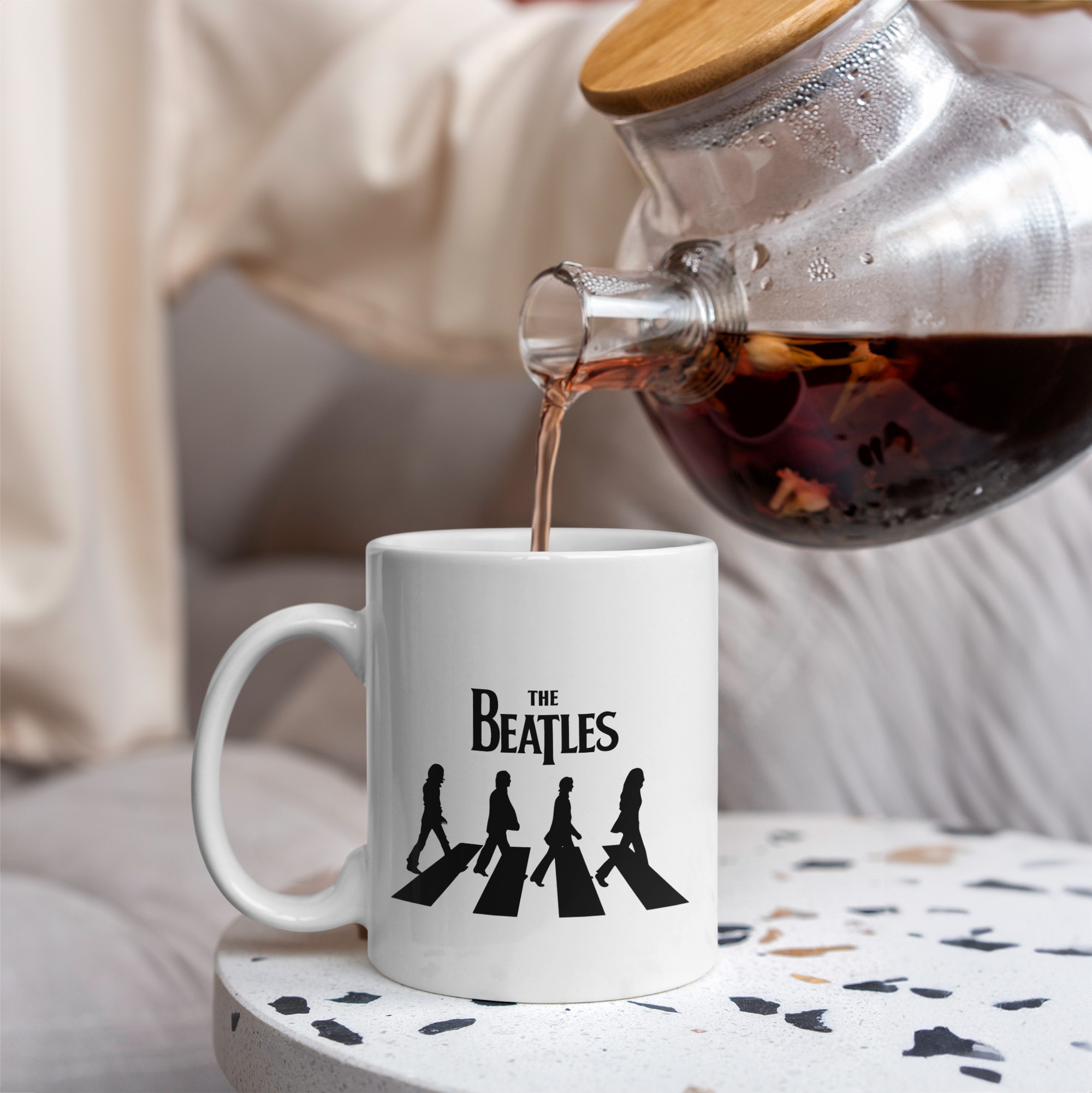 Beatles Abbey Road Tasarımlı Kupa Bardak