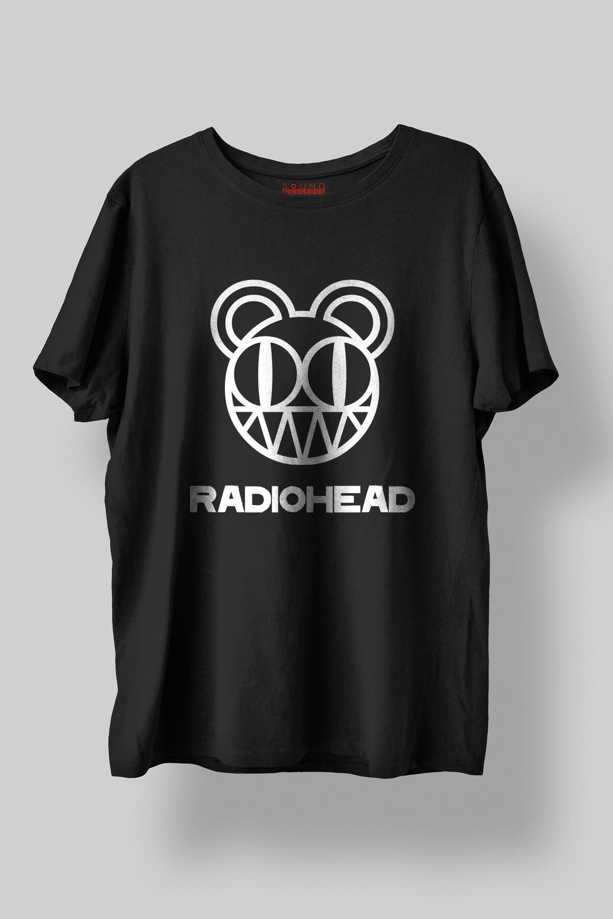 Radiohead Müzik Baskılı Regular Fit Unisex Siyah T-Shirt %100 Pamuk No:0304