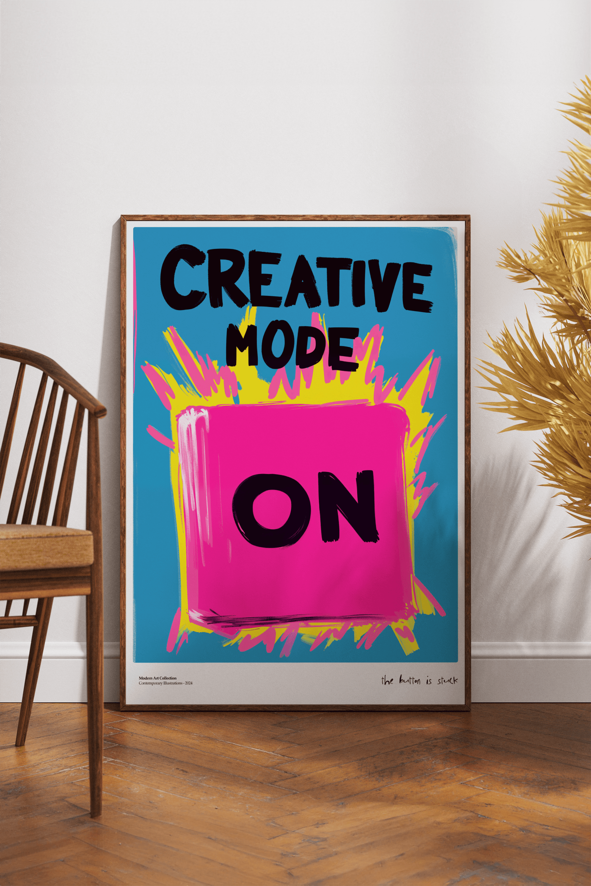 Creative Mode On Çerçevesiz Tasarım Poster Dolce Vita Koleksiyonu