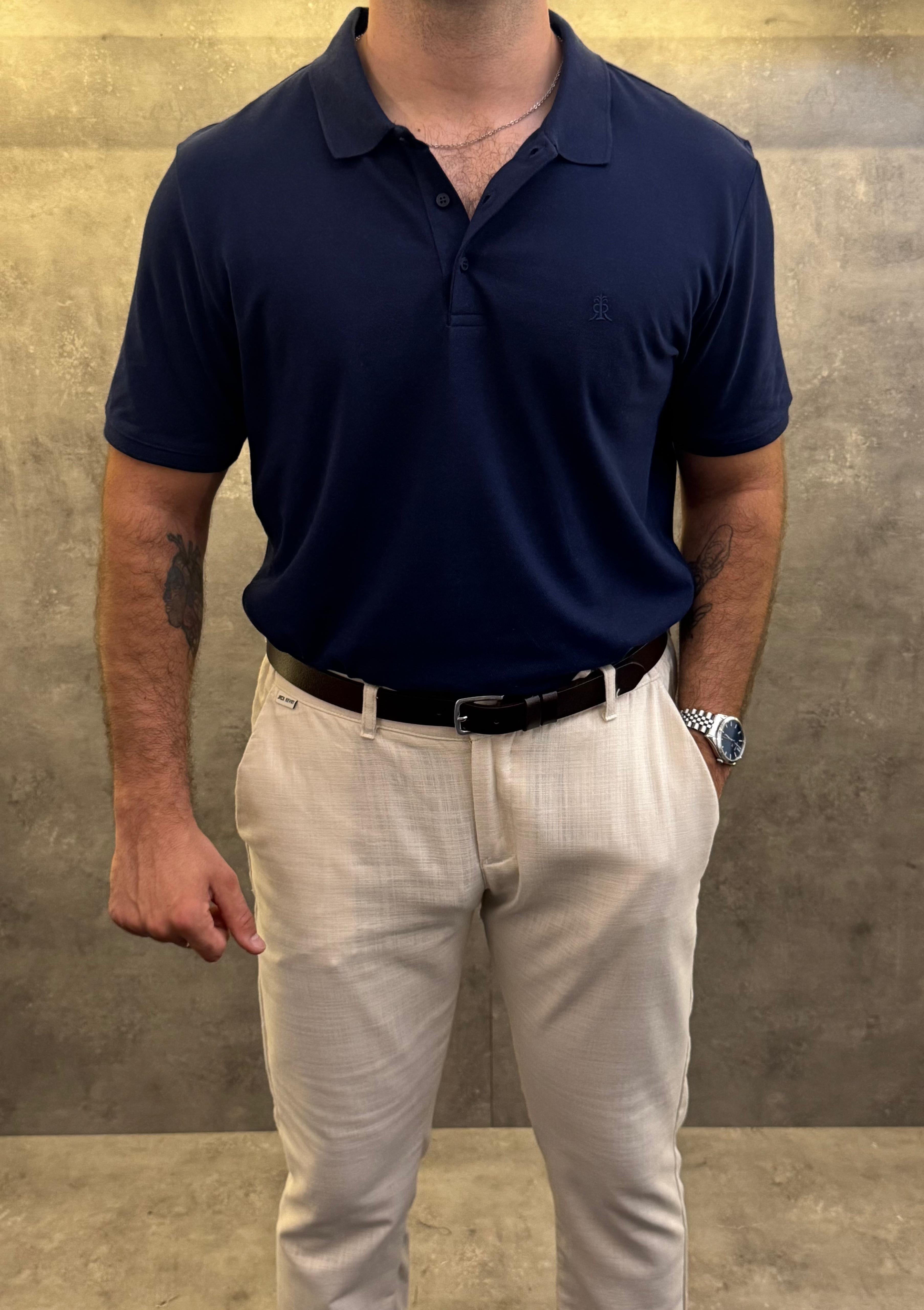 Blu Tenebris Premium Polo Yaka