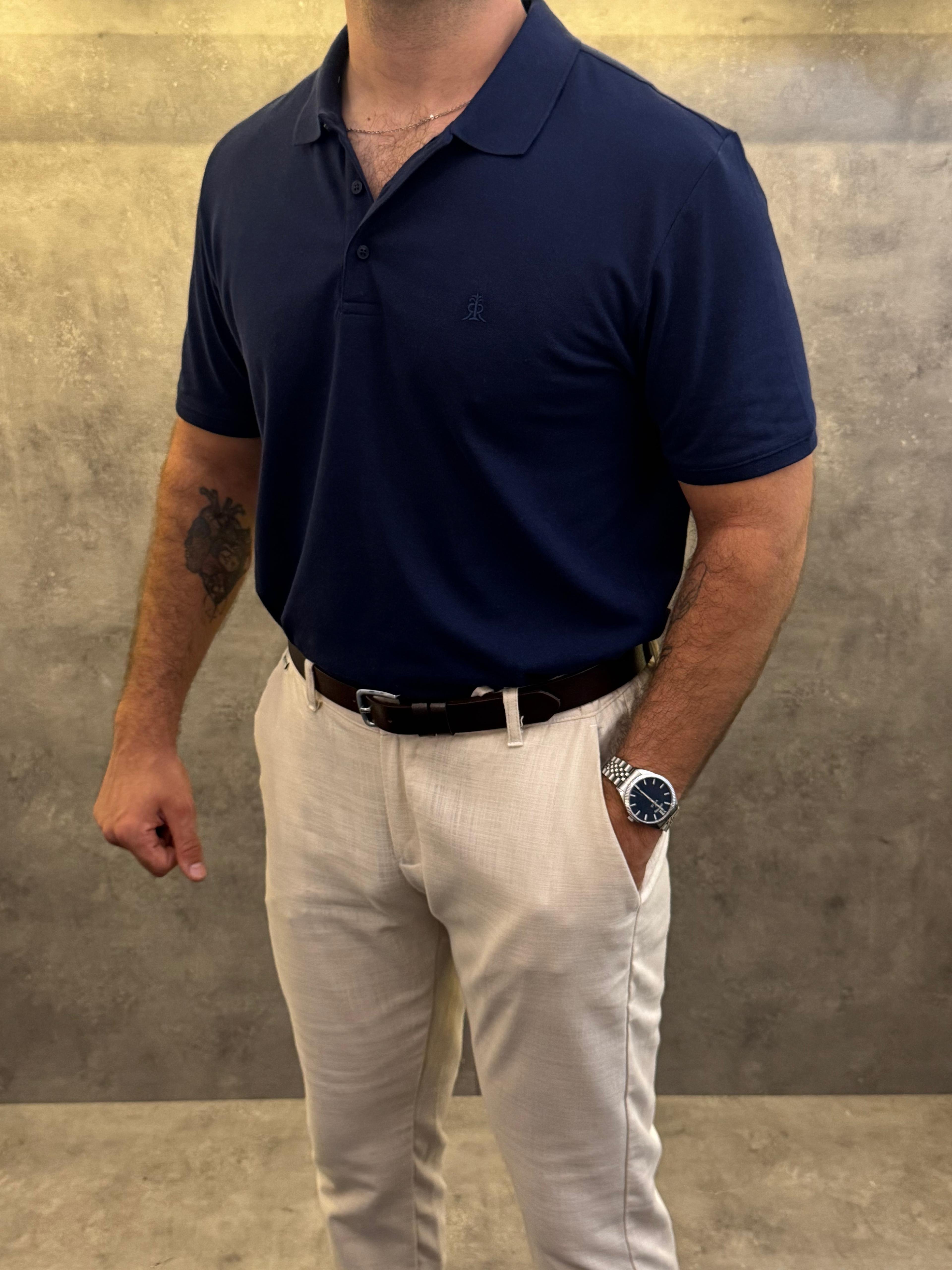 Blu Tenebris Premium Polo Yaka