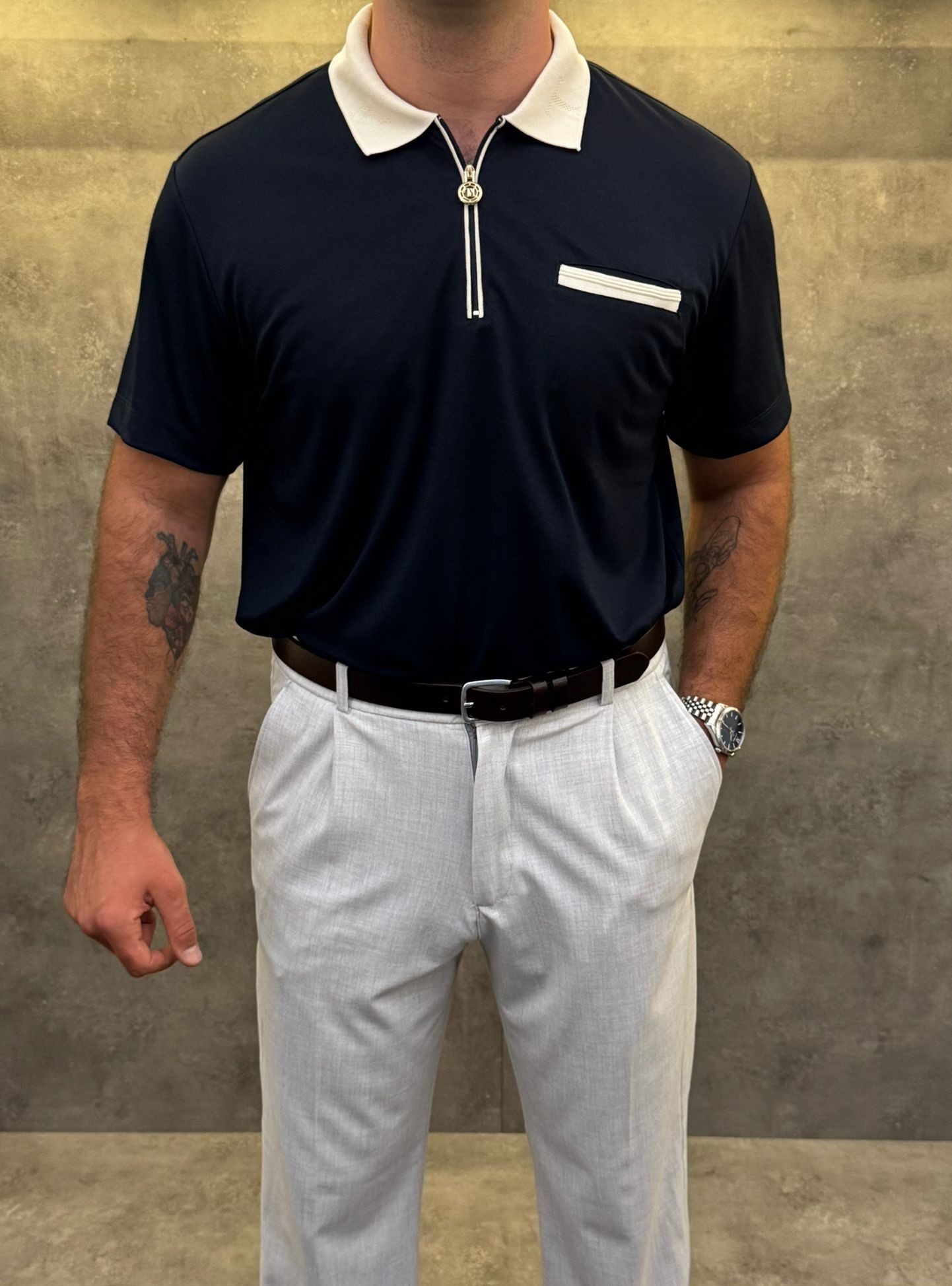Monteverde Half Zip Polo