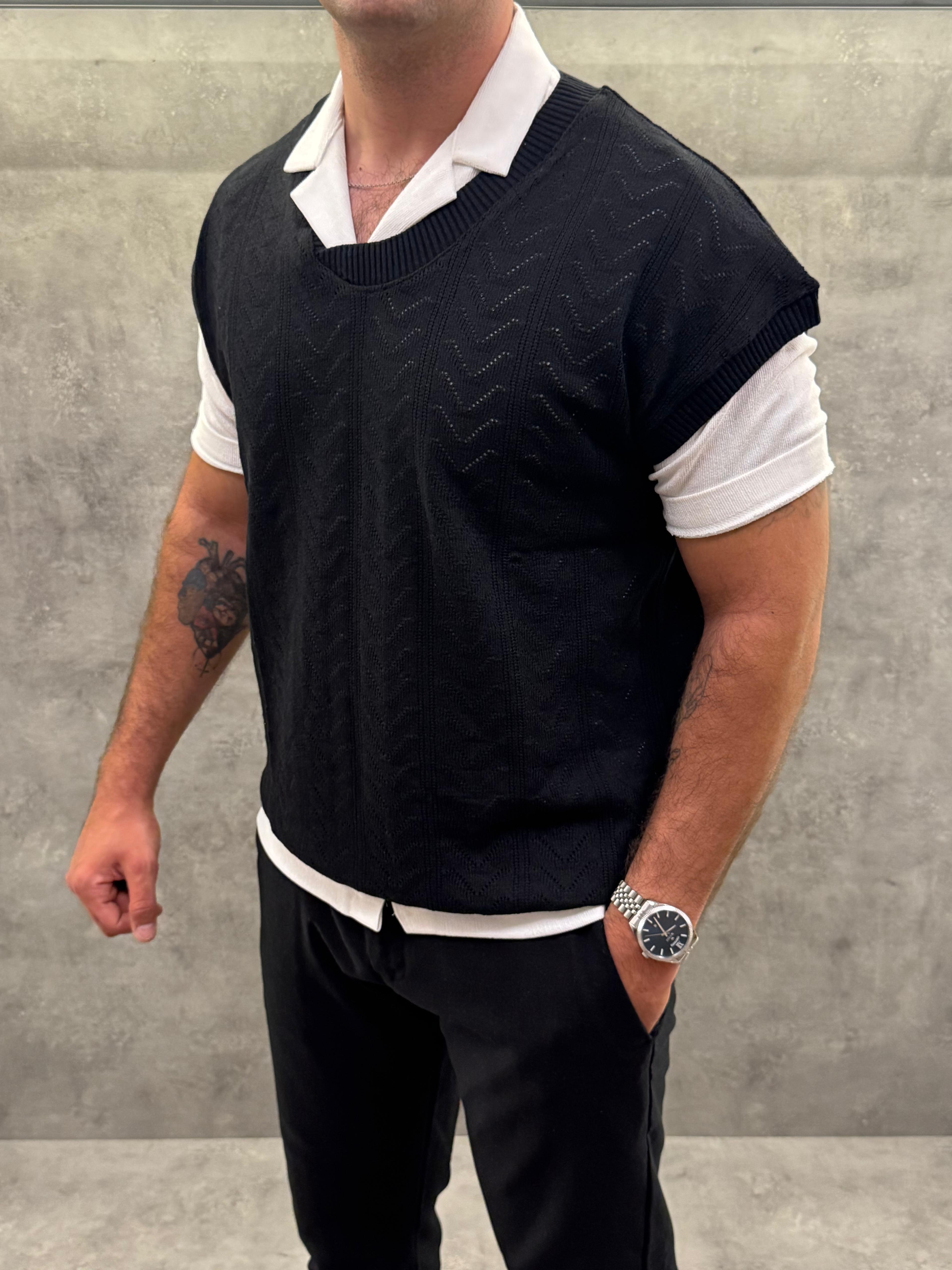 The Blackmoor Premium Siyah Süveter