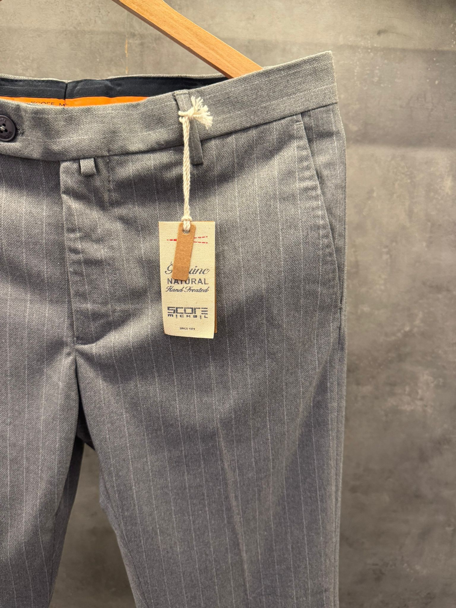 Grigio Veneto Premium Pileli Kumaş Pantolon