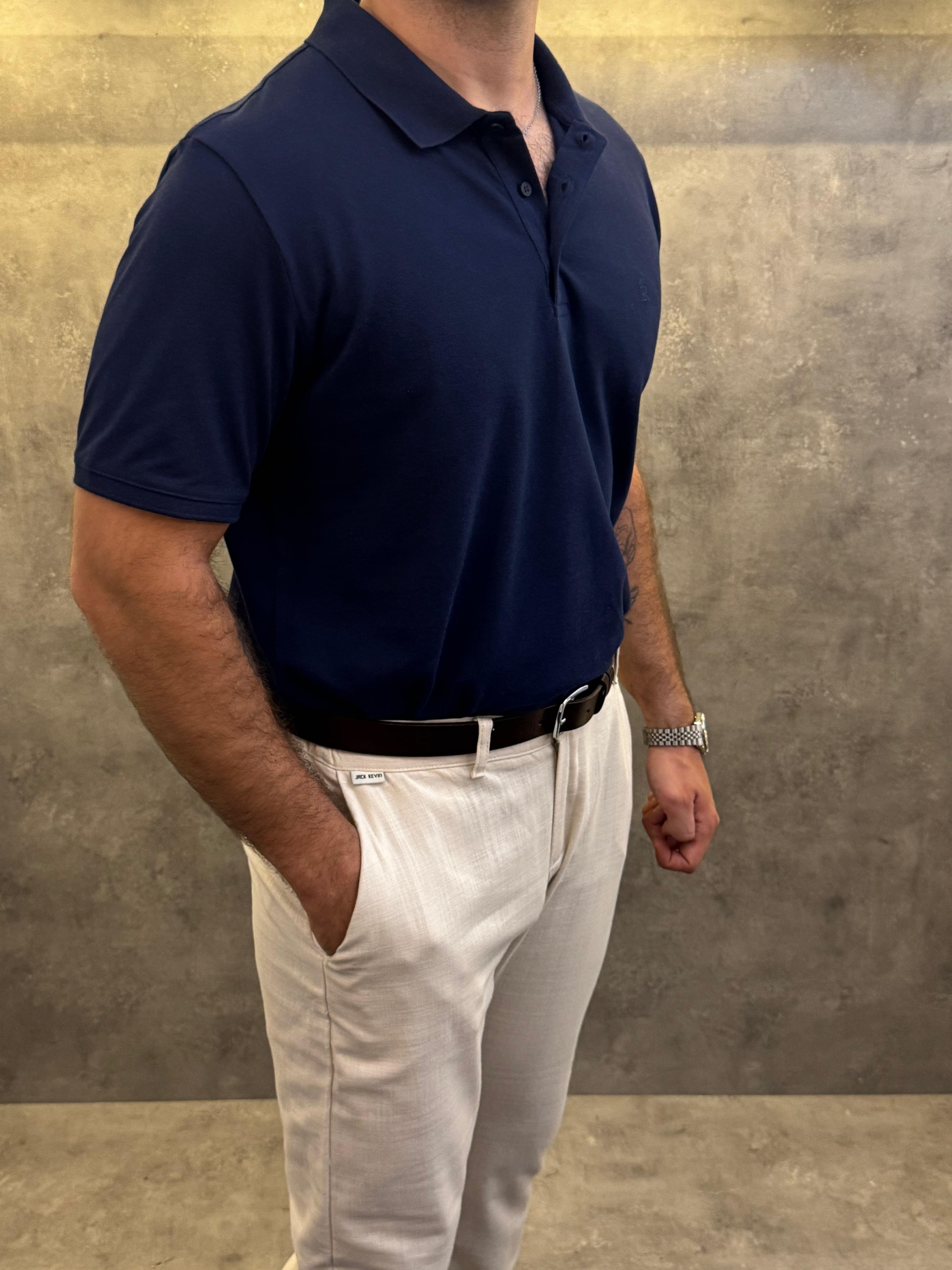 Blu Tenebris Premium Polo Yaka