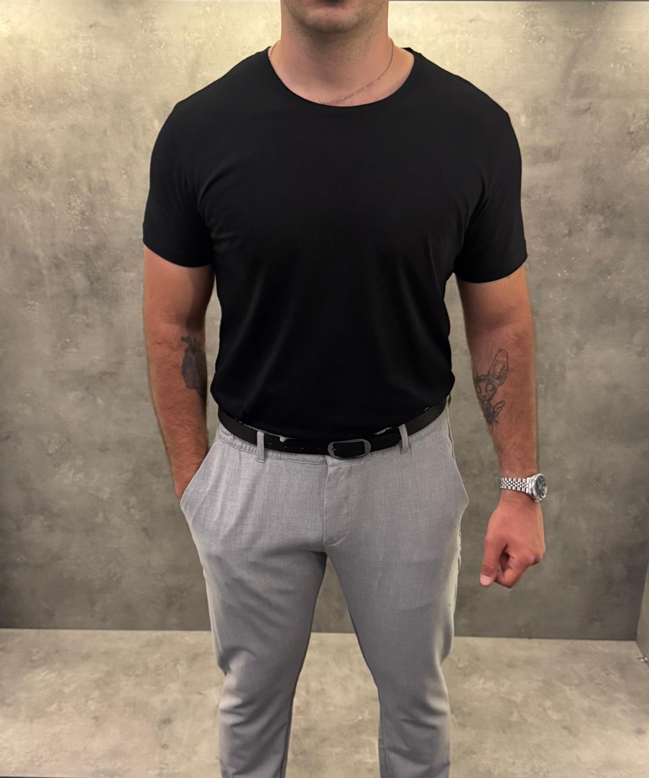 Obsidian Core Slimfit Basic Tişört