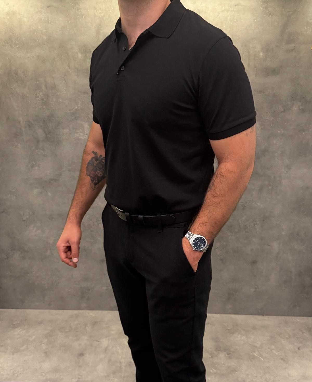 Noir Classico Premium Polo Yaka