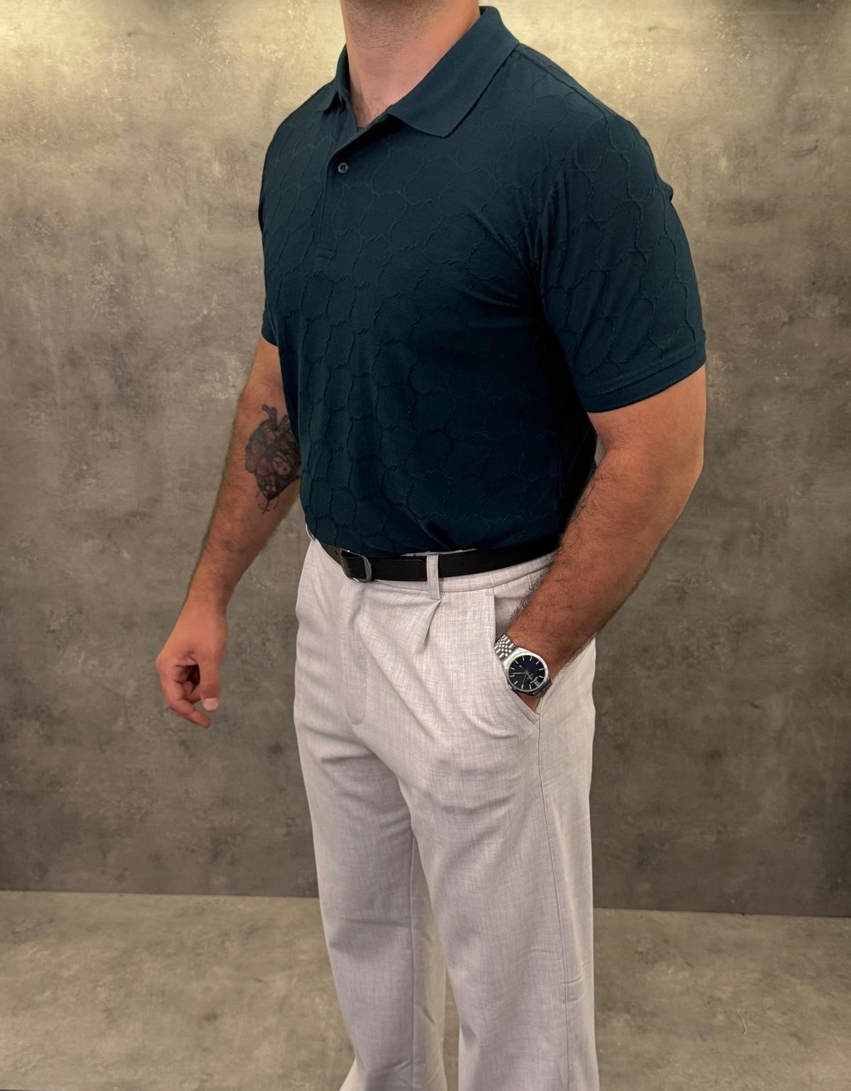 Sage Atelier Premium Pamuk Polo Yaka