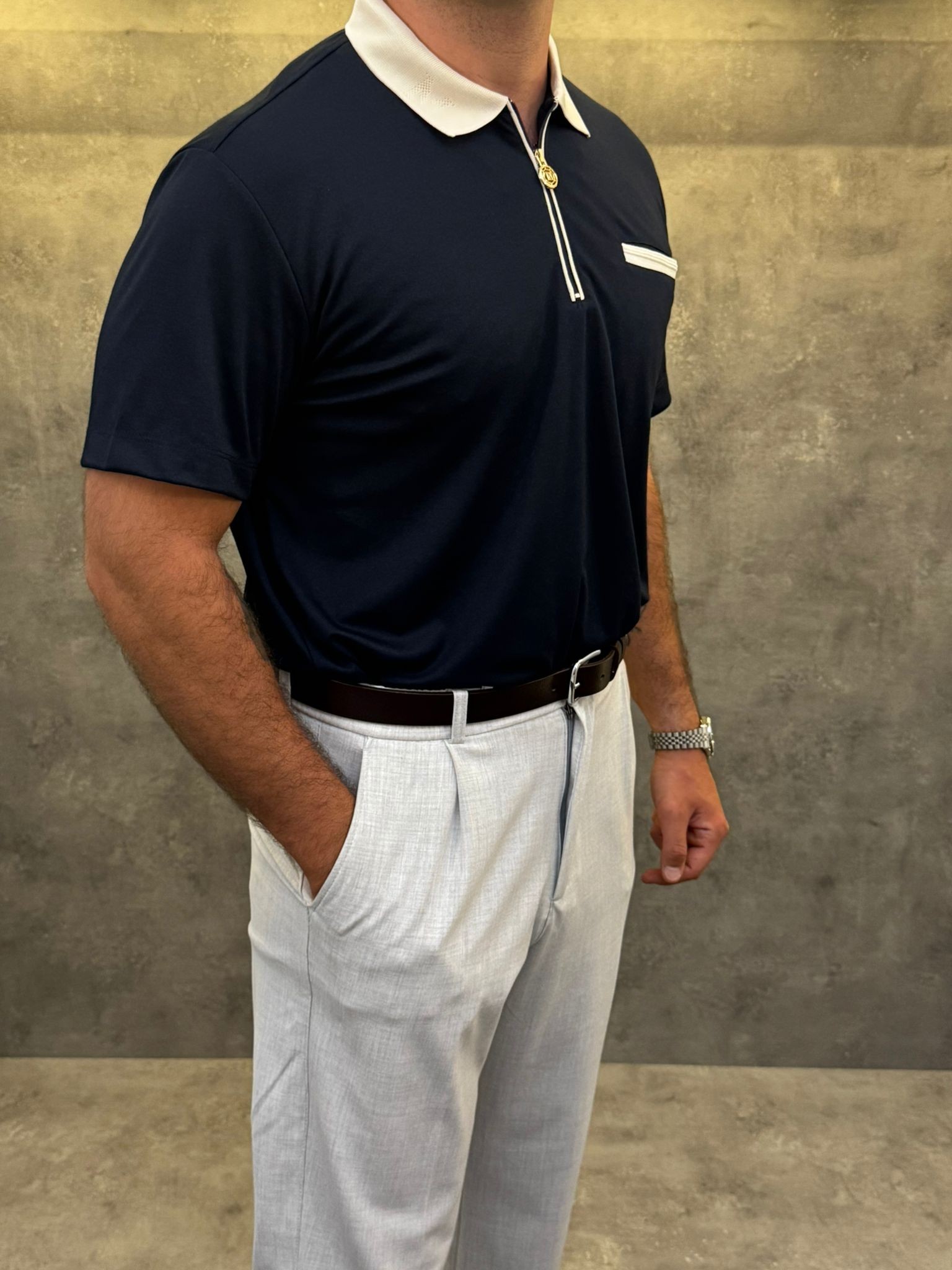 Monteverde Half Zip Polo
