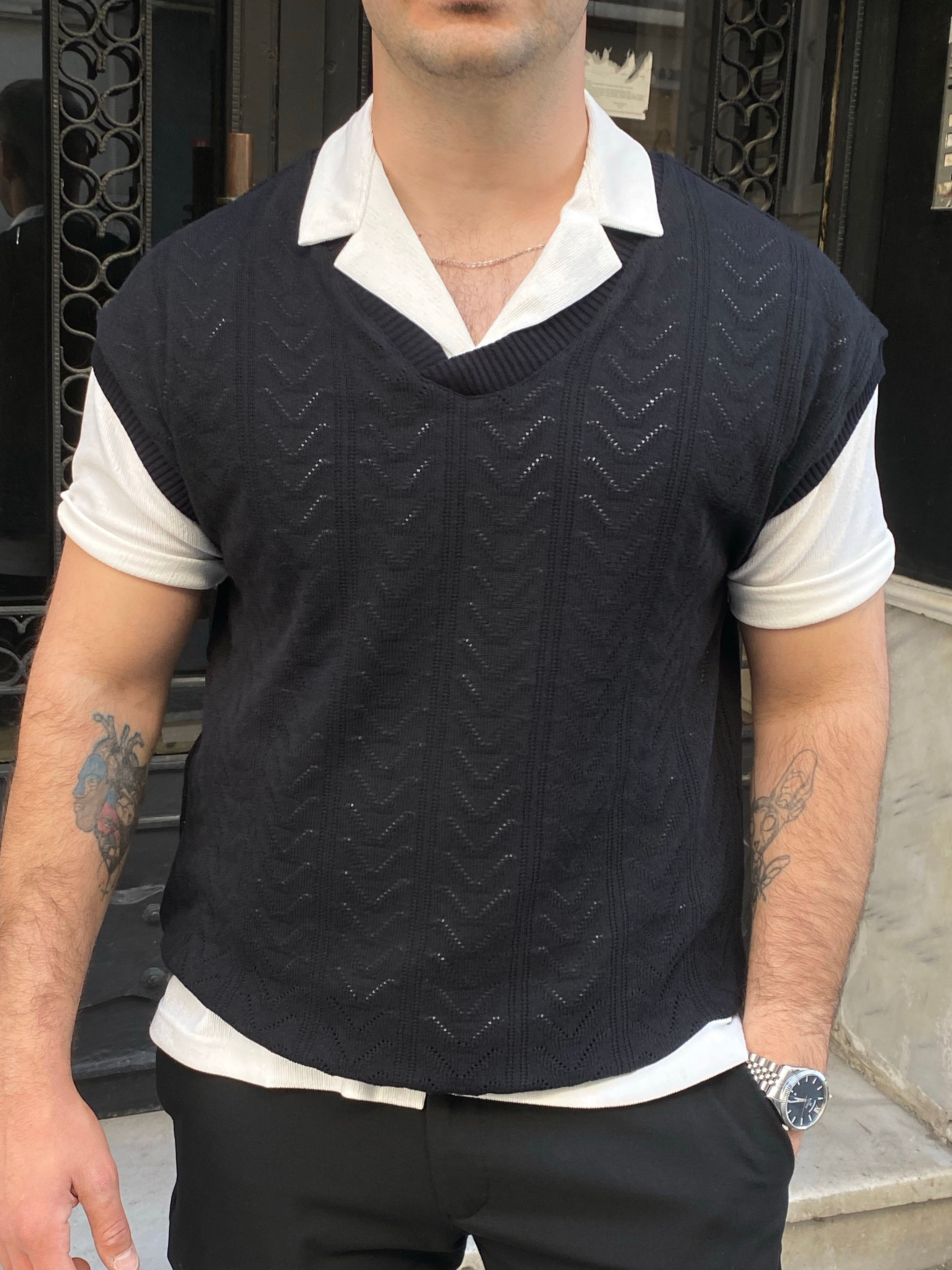 The Blackmoor Premium Siyah Süveter