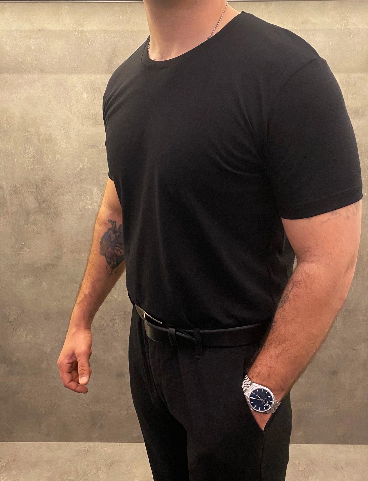 Obsidian Core Slimfit Basic Tişört