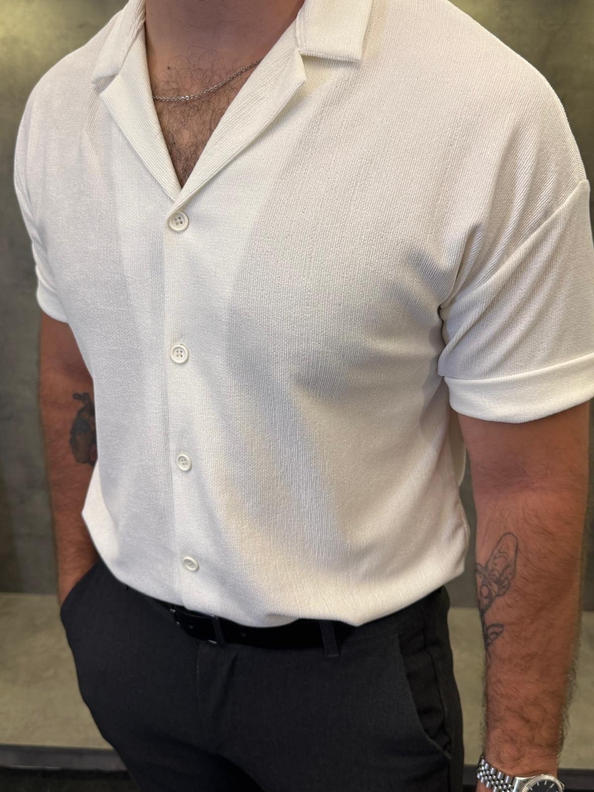 Alba Fresca Premium Half Oversize Gömlek