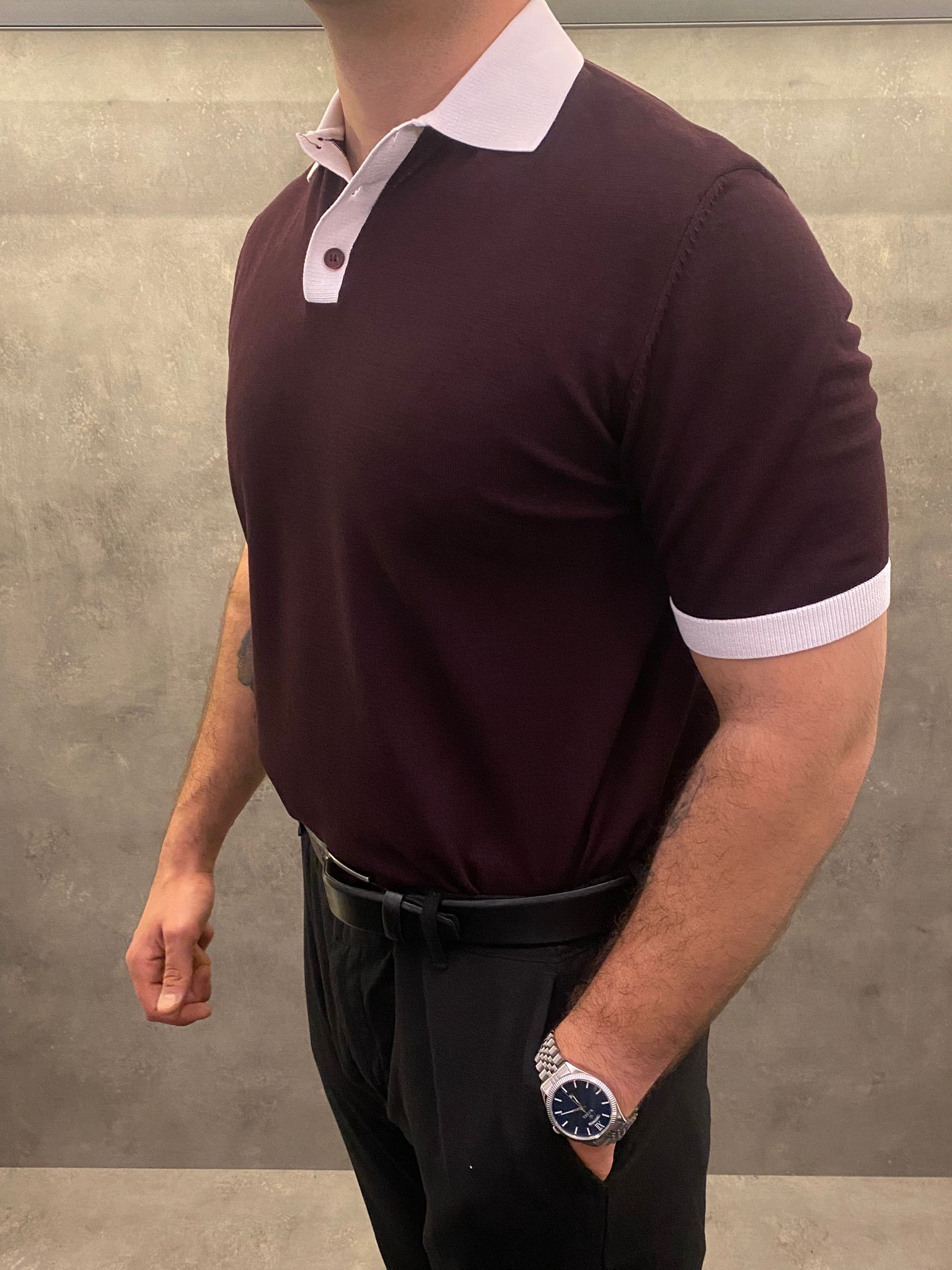 Double-Color Premium Ascot Polo Yaka