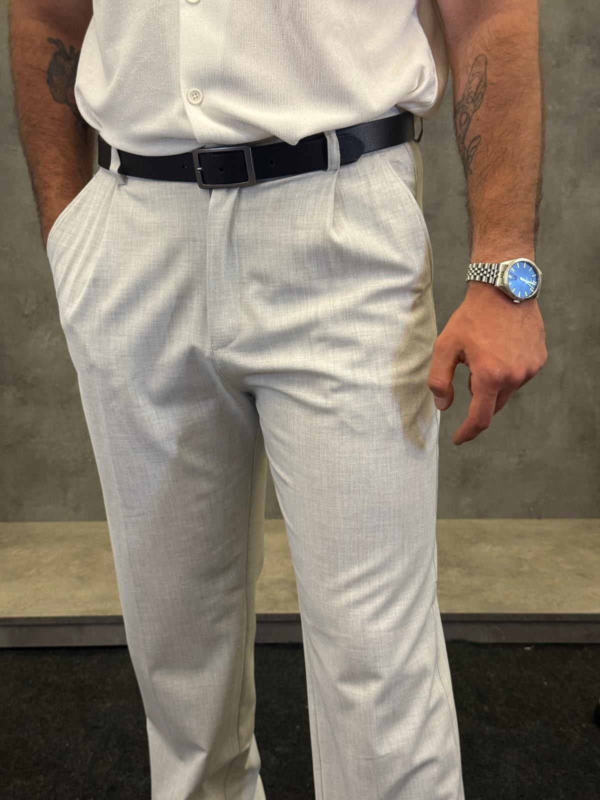 Cavallo Grey Premium Baggy Pantolon