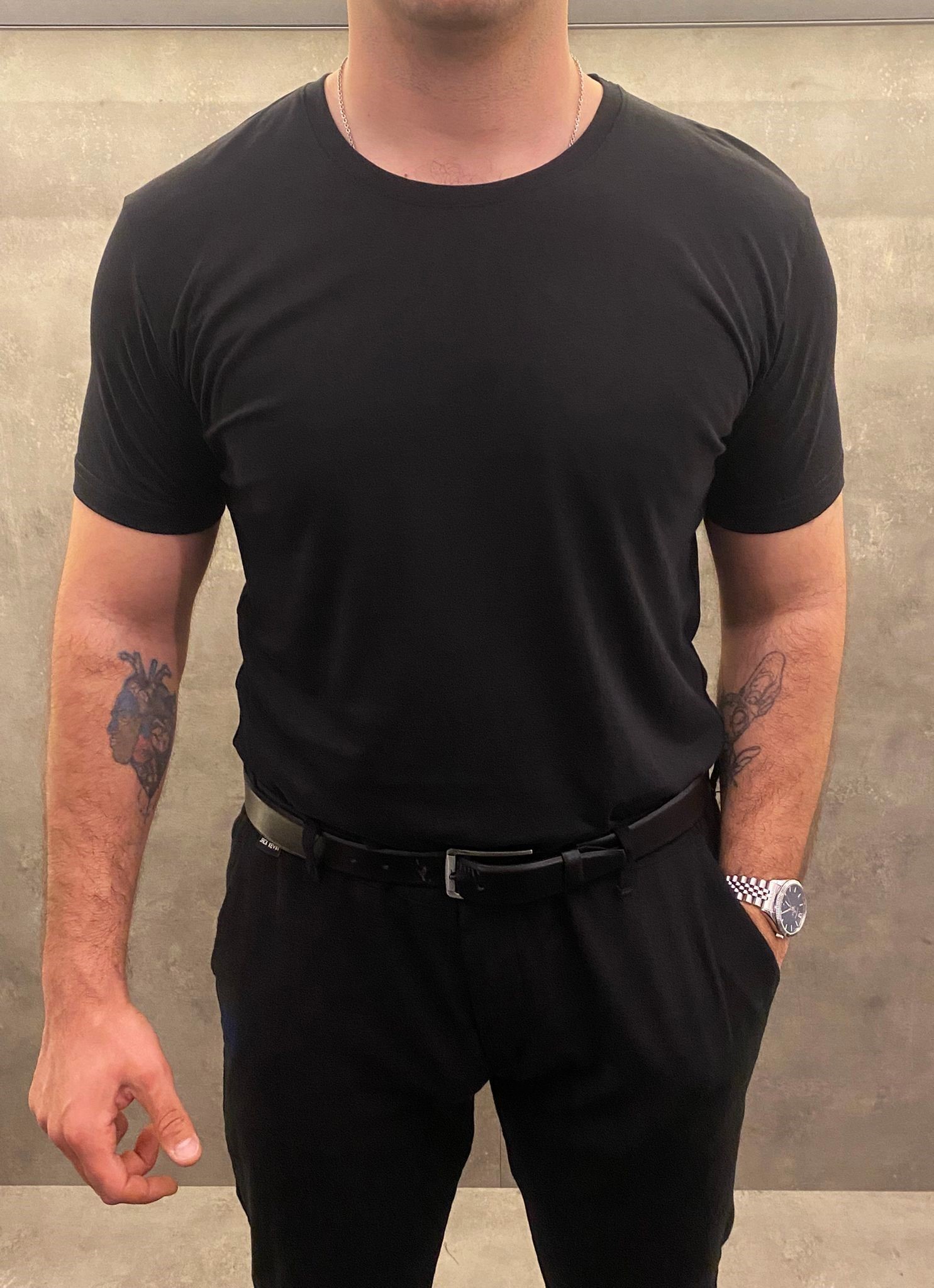 Obsidian Core Slimfit Basic Tişört