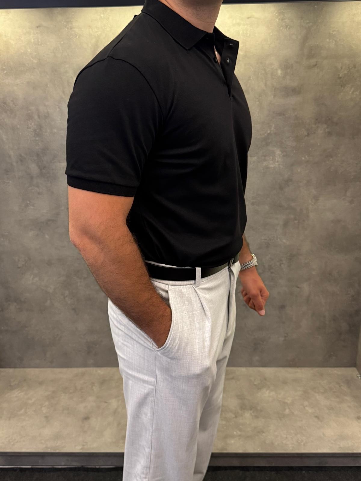 Noir Classico Premium Polo Yaka