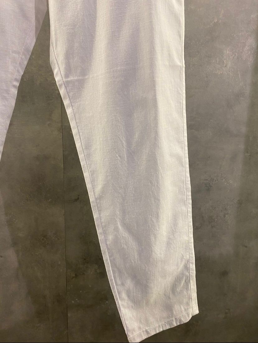 Oceano Bianco Premium Keten Pantolon