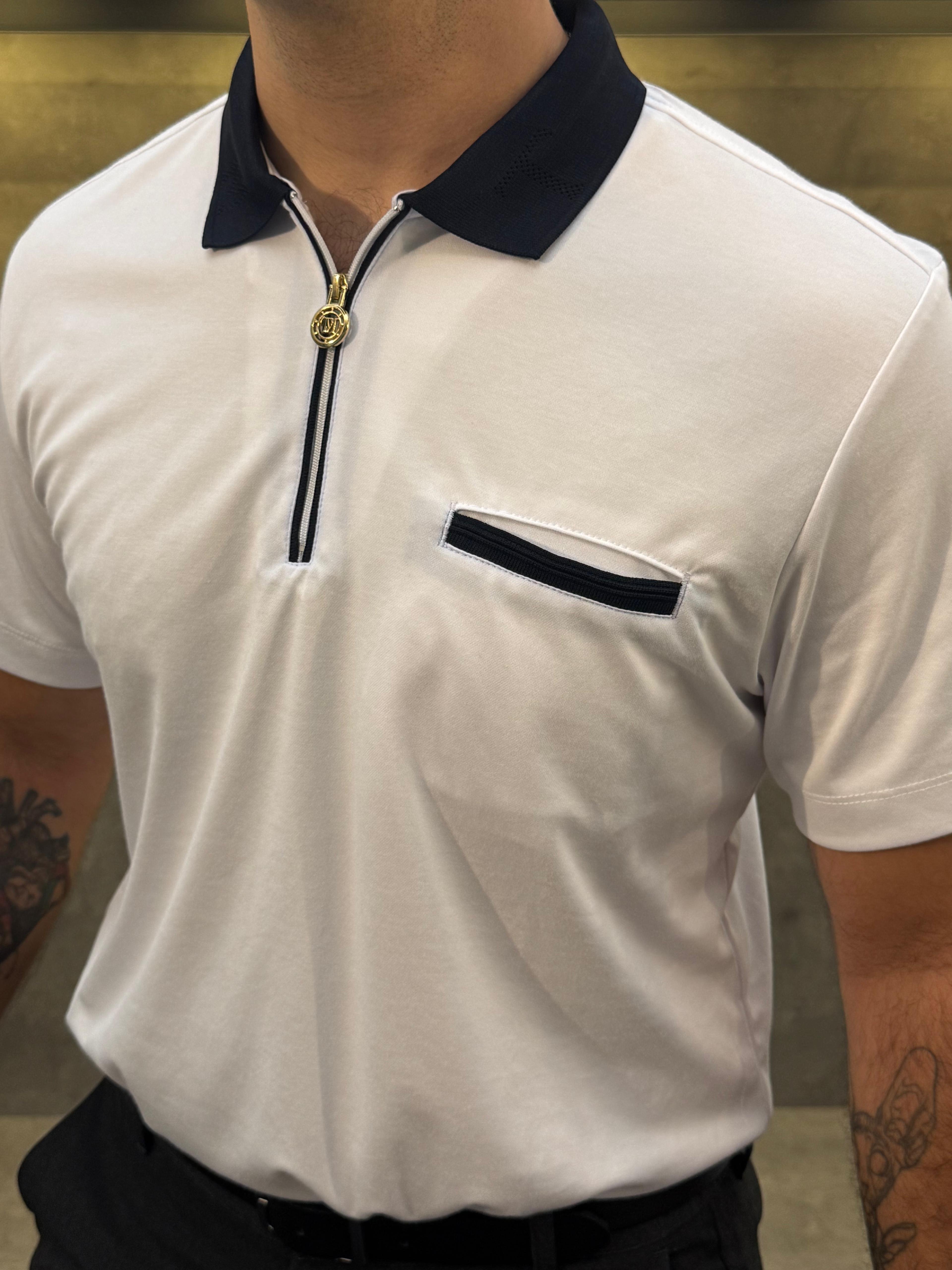 Cortado Zip Premium Polo Yaka