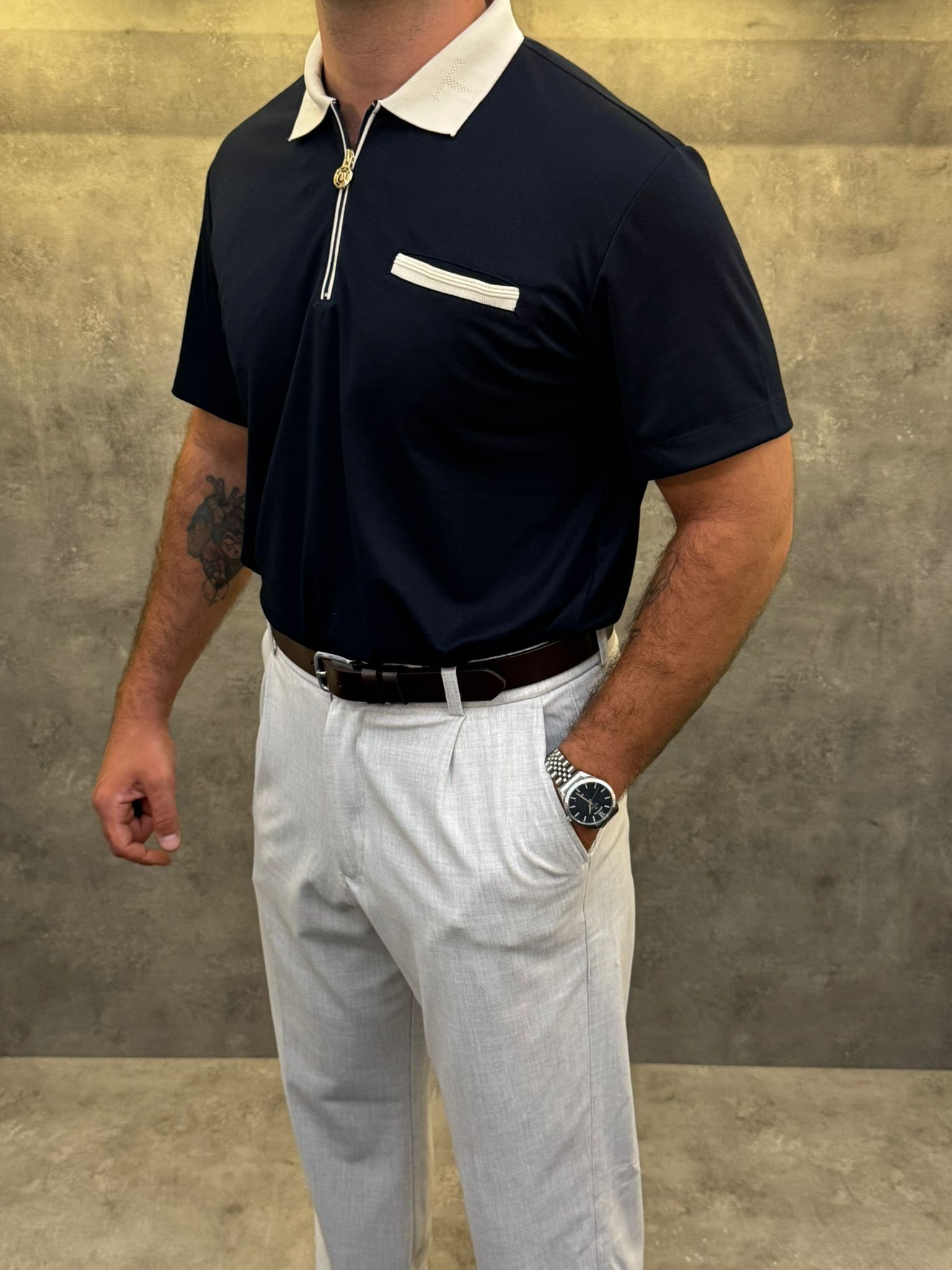Monteverde Half Zip Polo