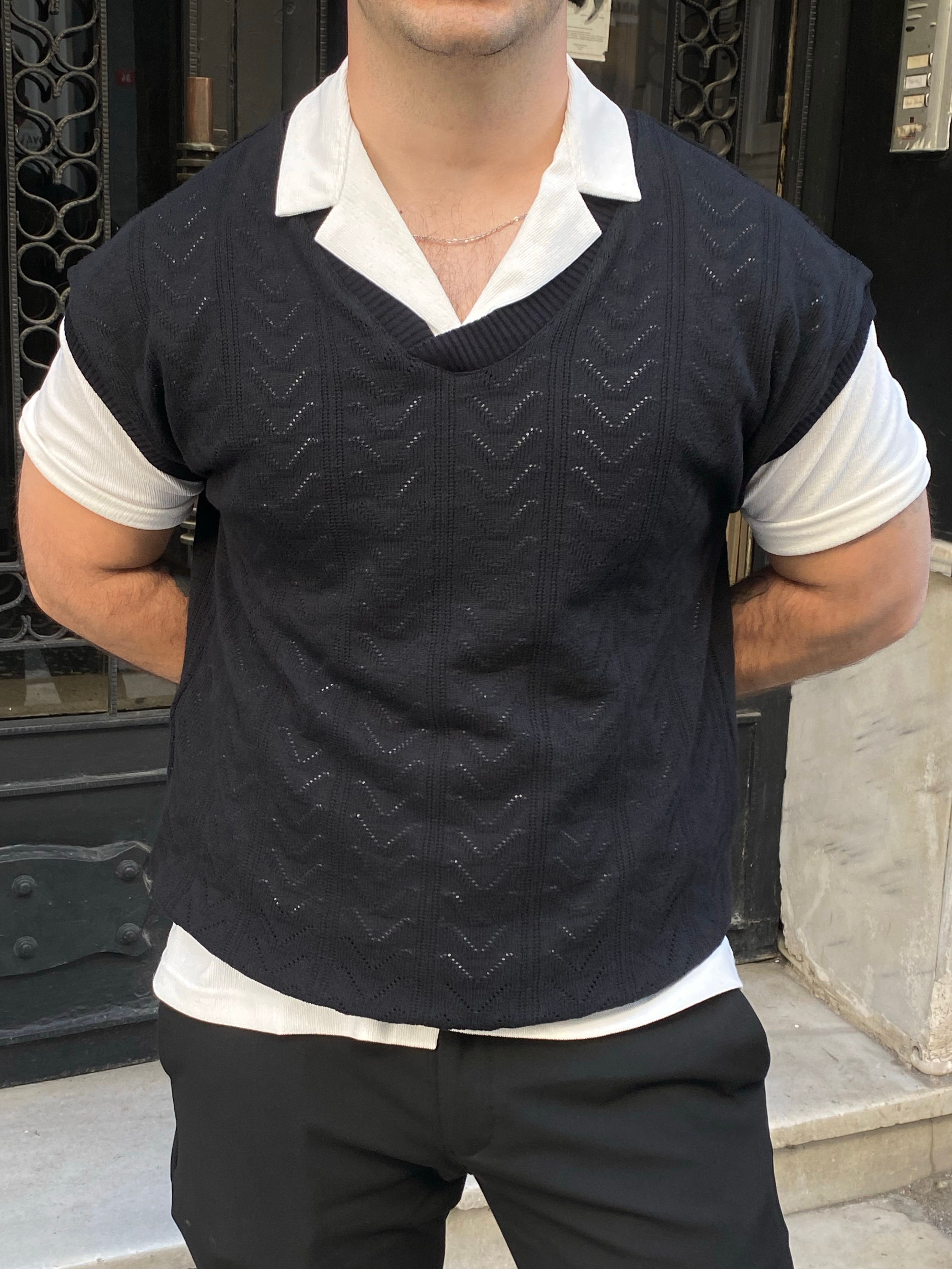 The Blackmoor Premium Siyah Süveter