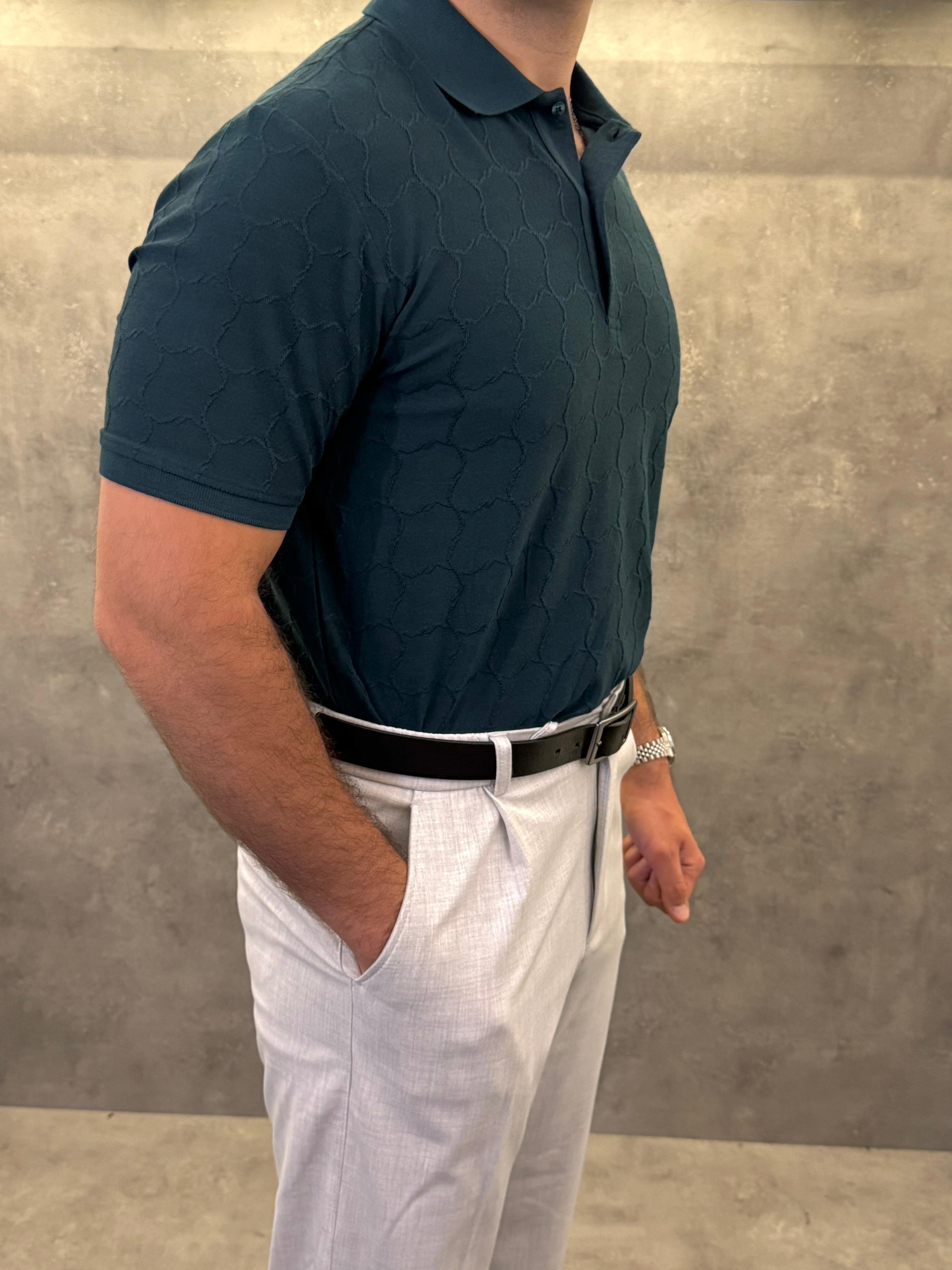 Sage Atelier Premium Pamuk Polo Yaka