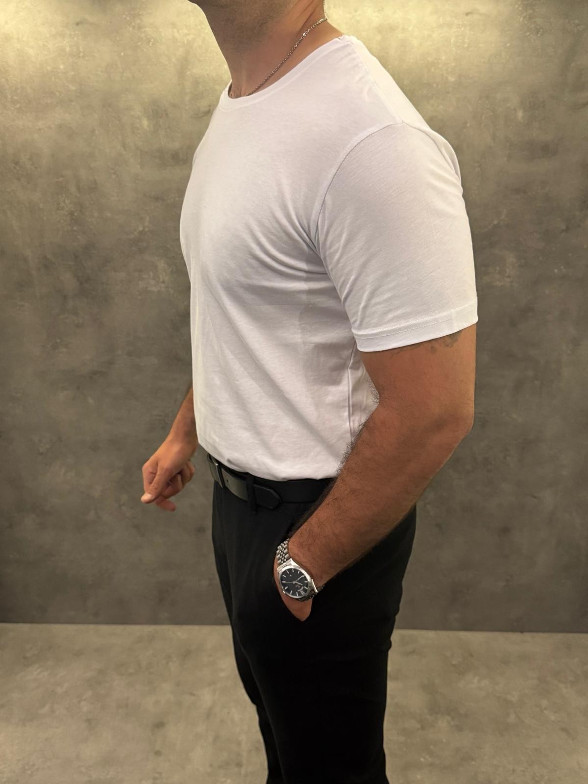 Pur Blanc Beyaz Basic Tişört