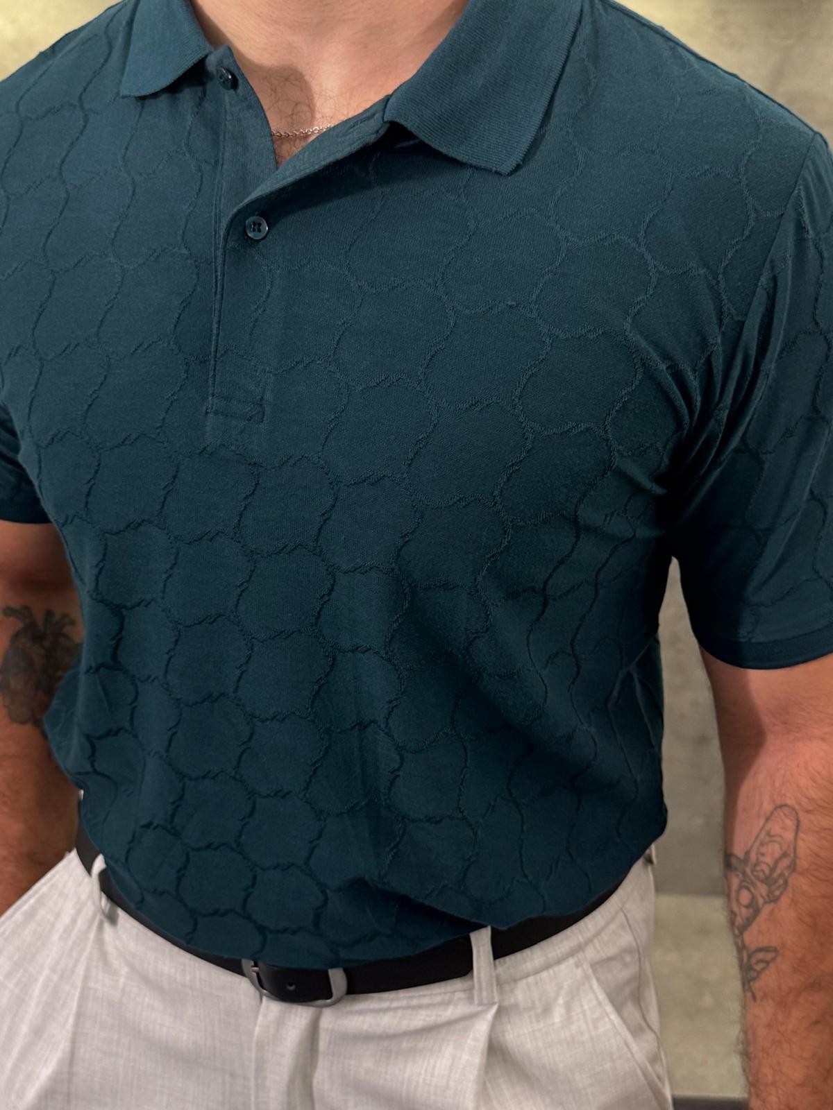 Sage Atelier Premium Pamuk Polo Yaka