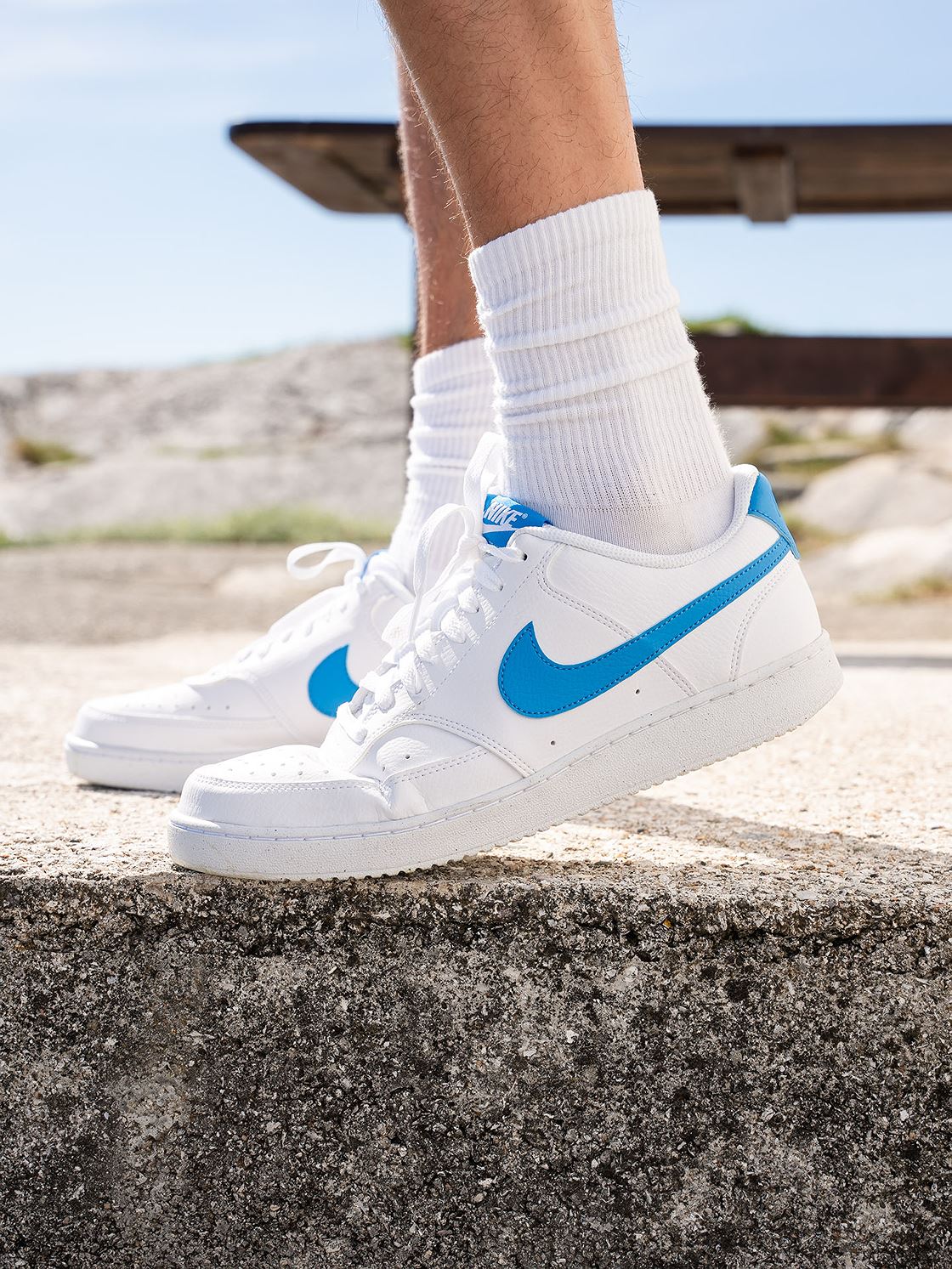 Nike Court vision blue White
