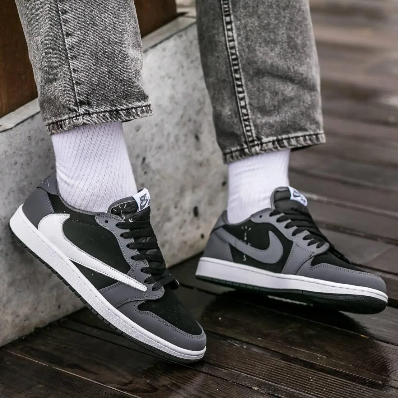 Nike Air Jordan Travis scoot grey
