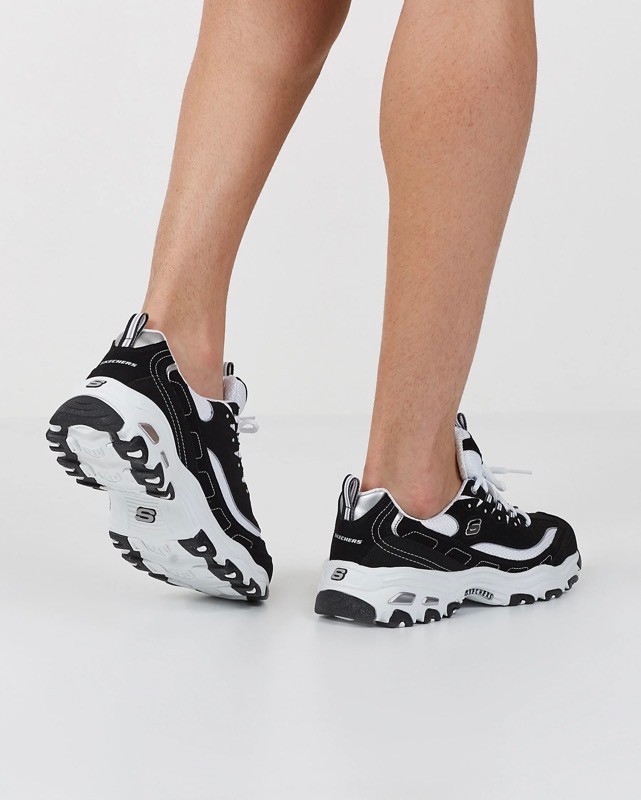 Skechers Dlite white black