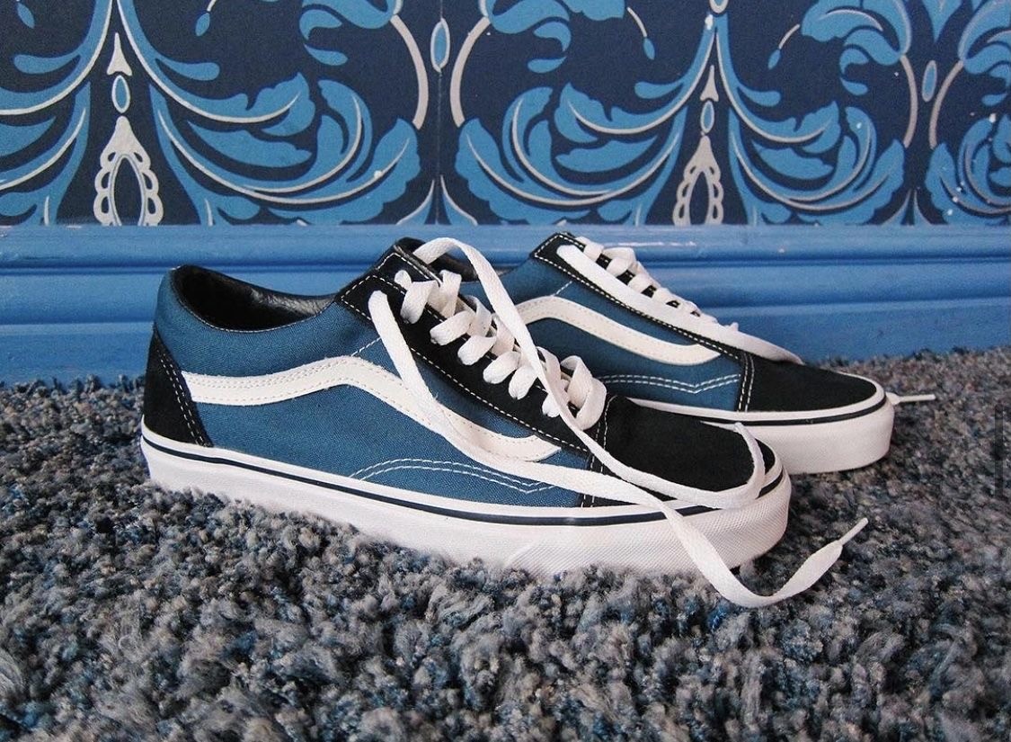 vans blue-black-white new season