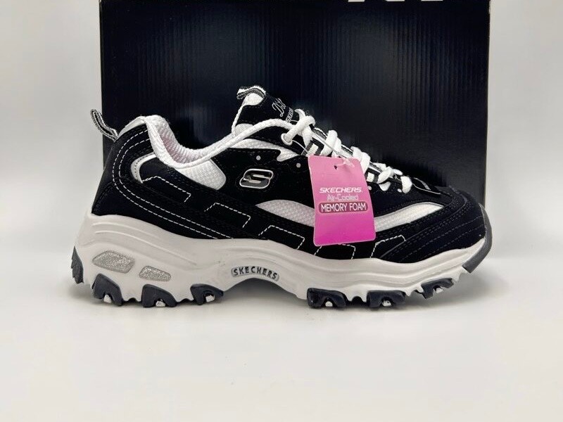 Skechers Dlite white black