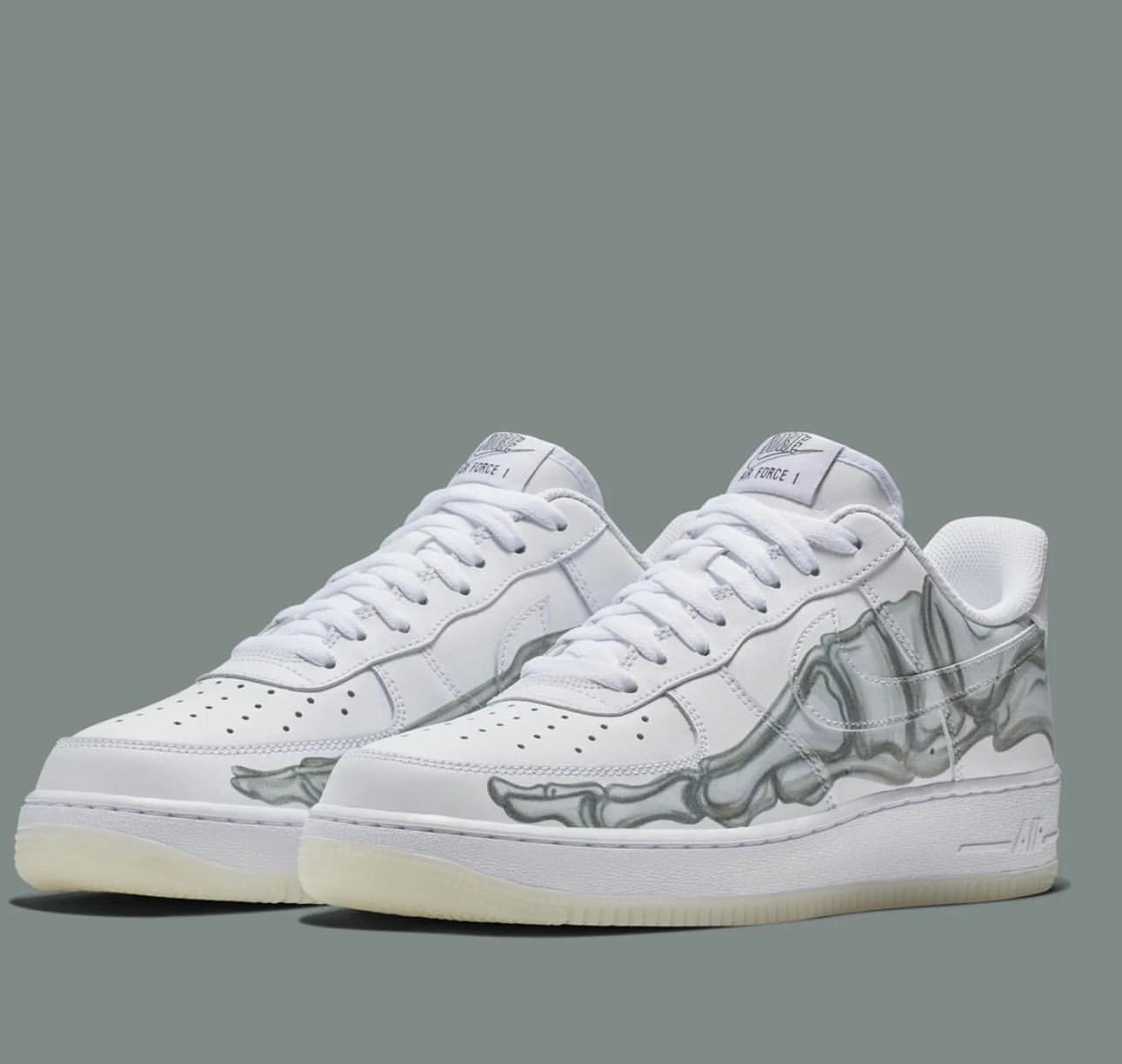 Nike Airforce 1 low skeleton HALLOWEN