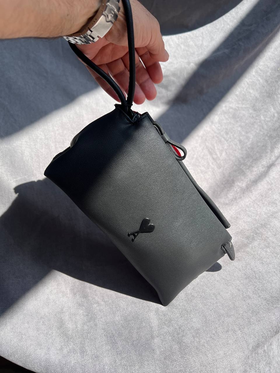 AMİ PARİS Voulez pouch unisex el çantası
