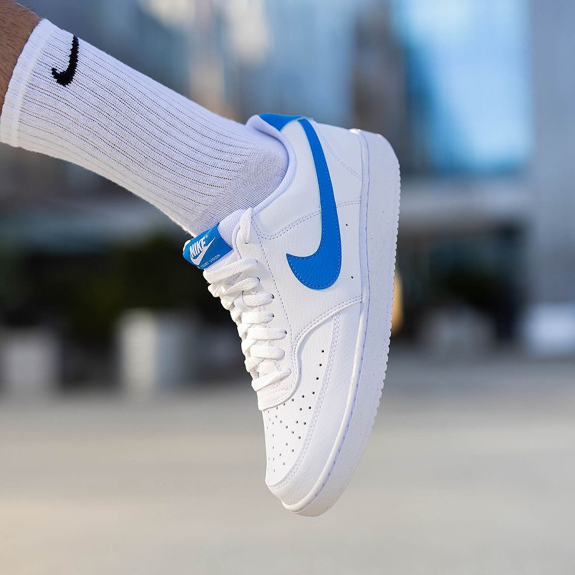 Nike Court vision blue White